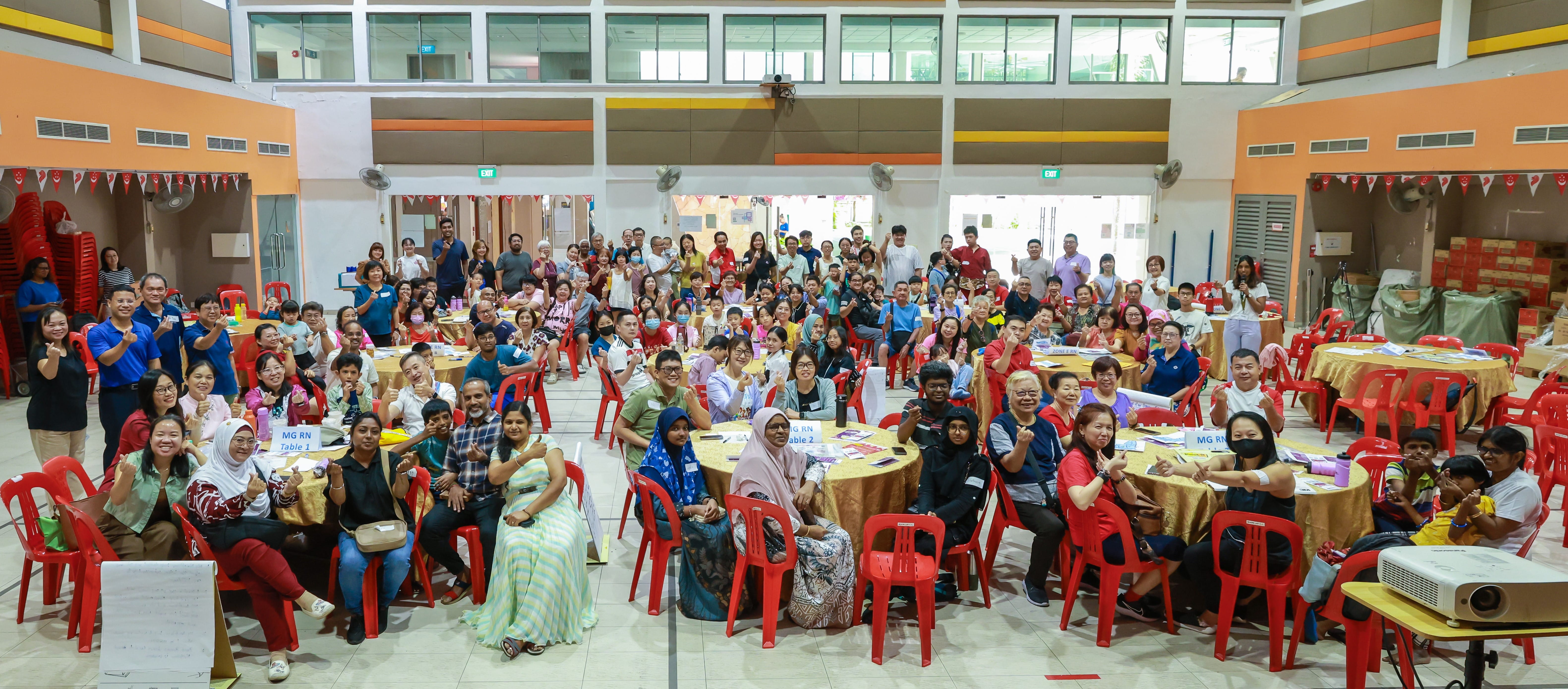 people of all races gathering to share a meal together