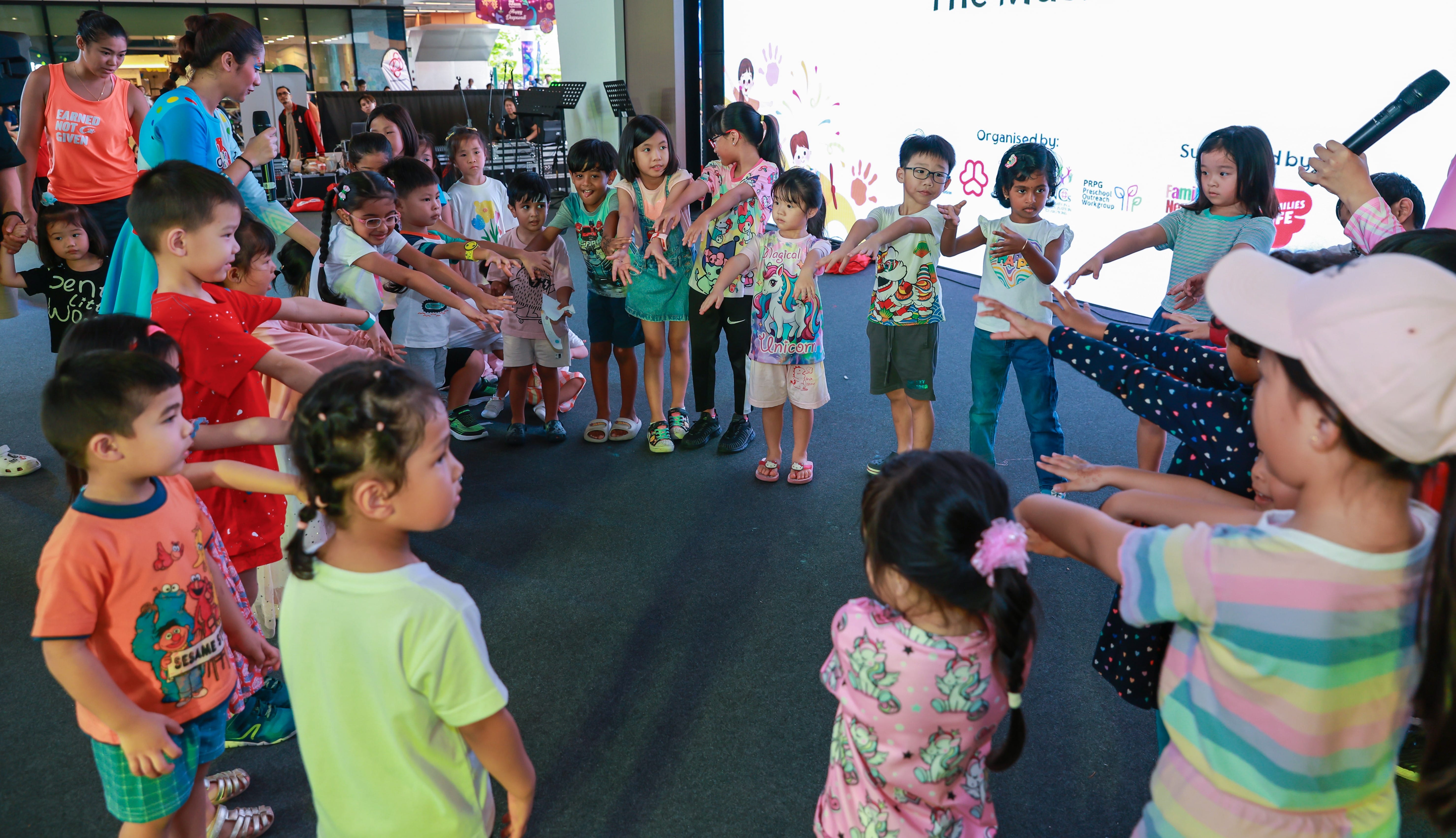 Children playing games