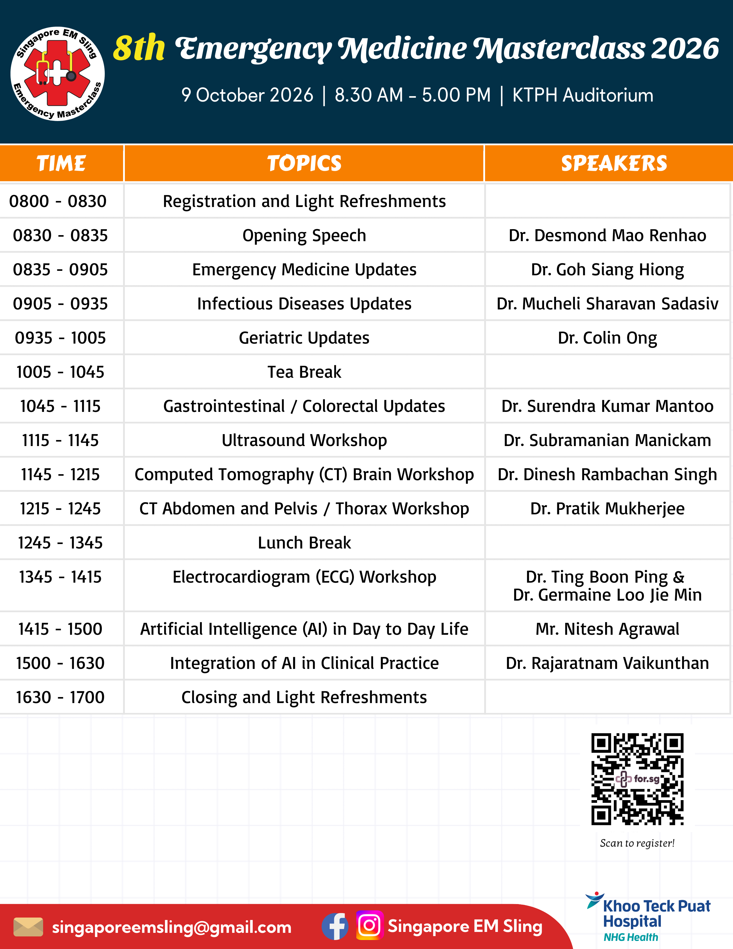 Event Programme