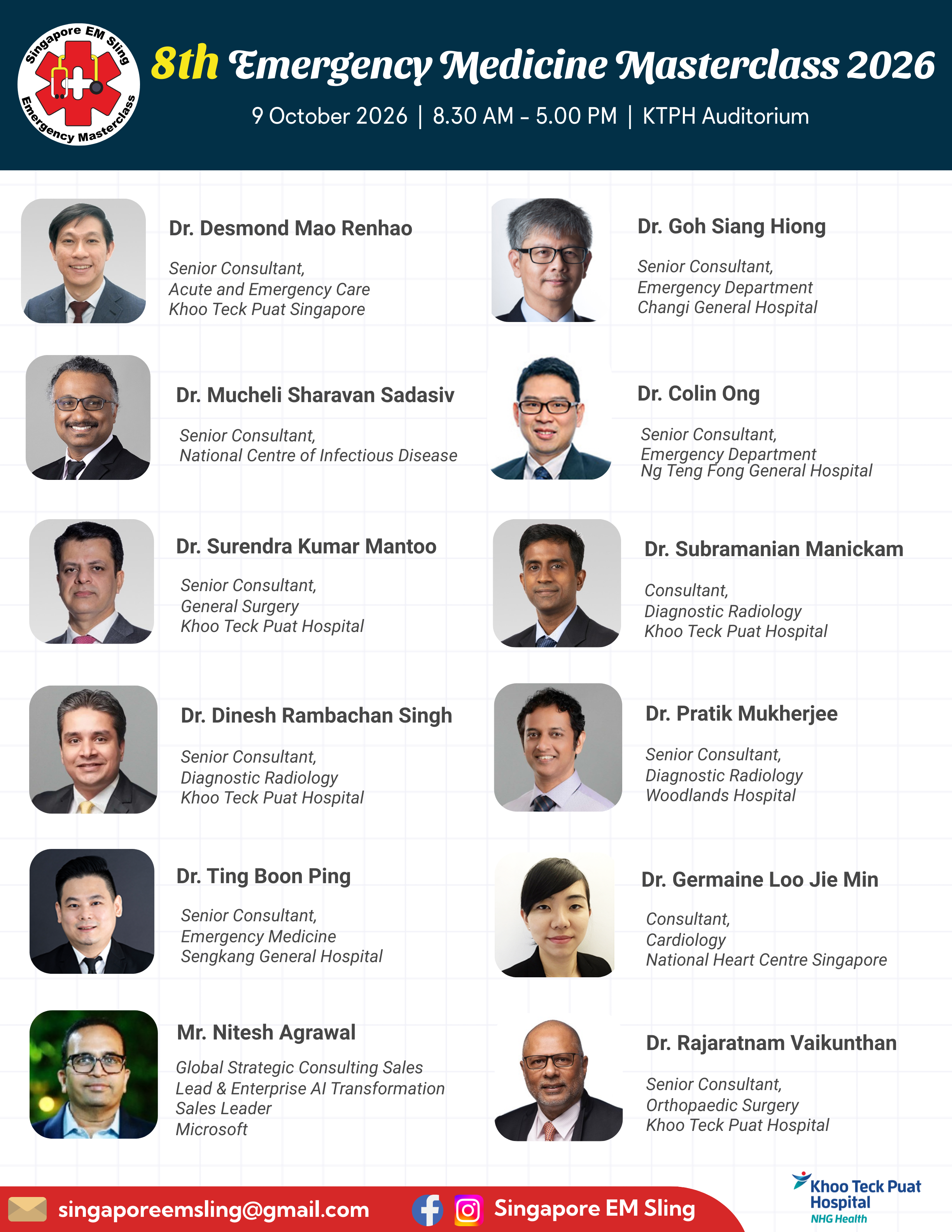 Our Distinguished Speakers