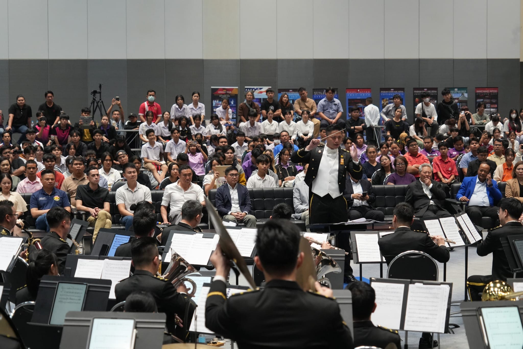 The SAF Central Band in performance.