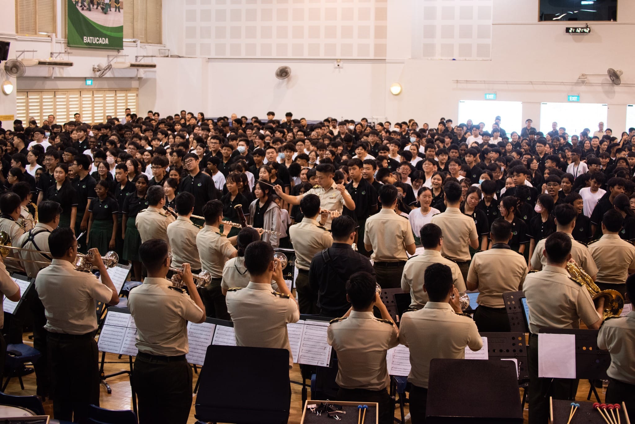 SAF Central Band at the NE Outreach Programme