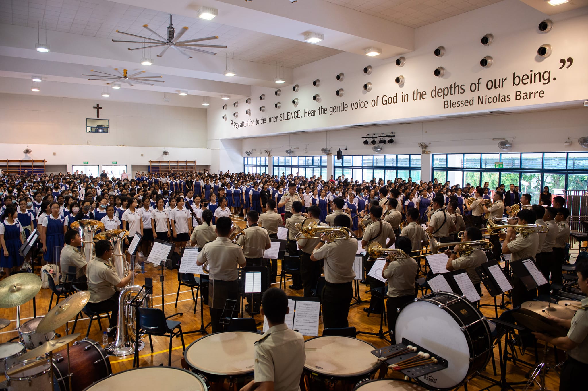 SAF Central Band at the NE Outreach Programme