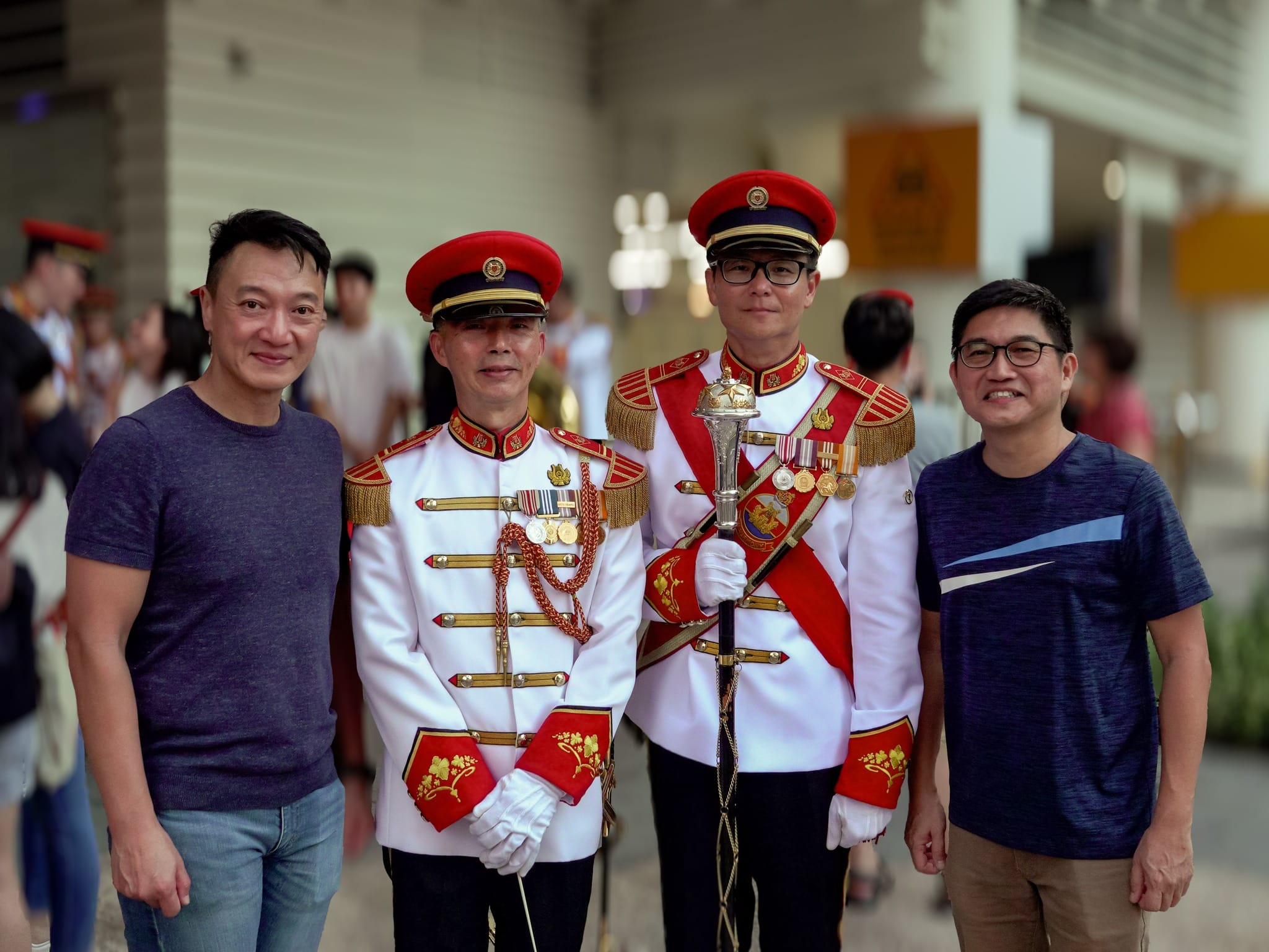 This COG ceremony marks ME4 Ong’s final deployment with the SAF Band before his retirement.