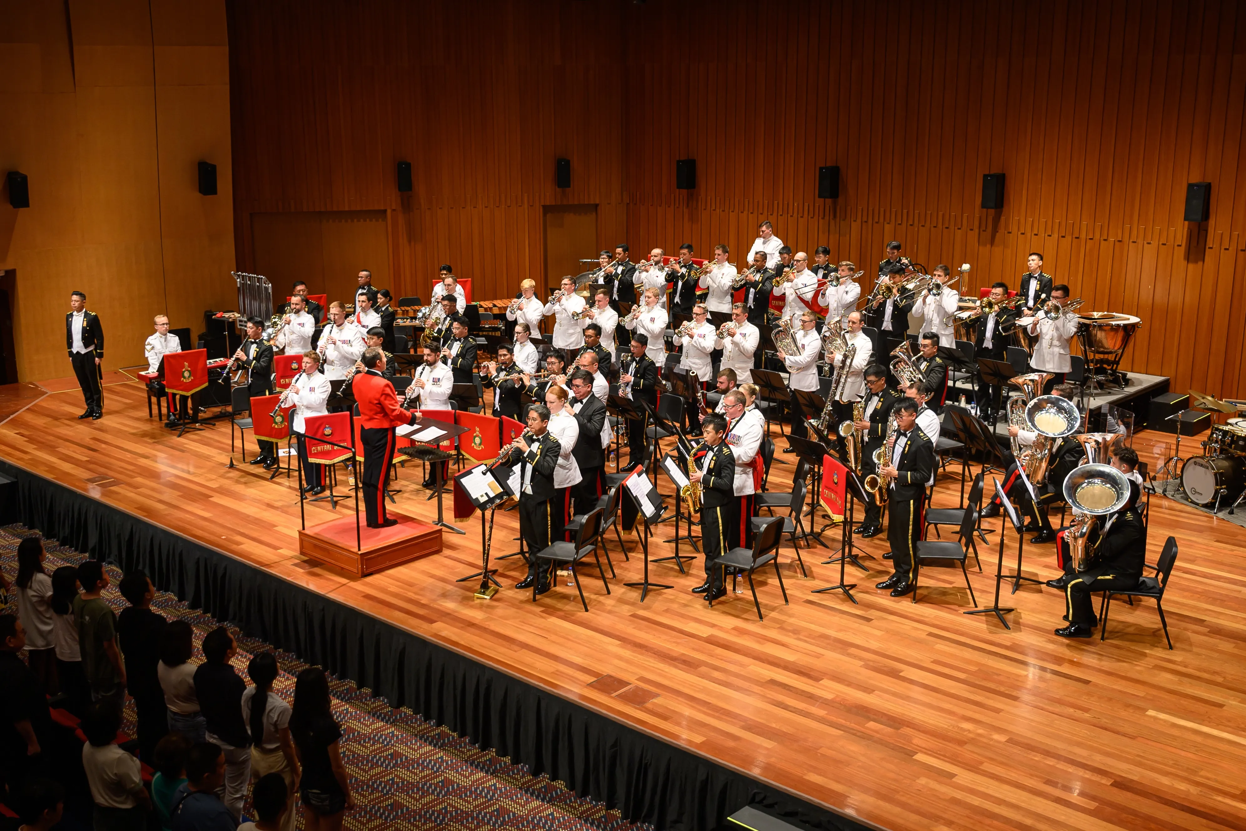 The SAF Central Band and The Band of His Majesty’s Royal Marines Portsmouth in concert.