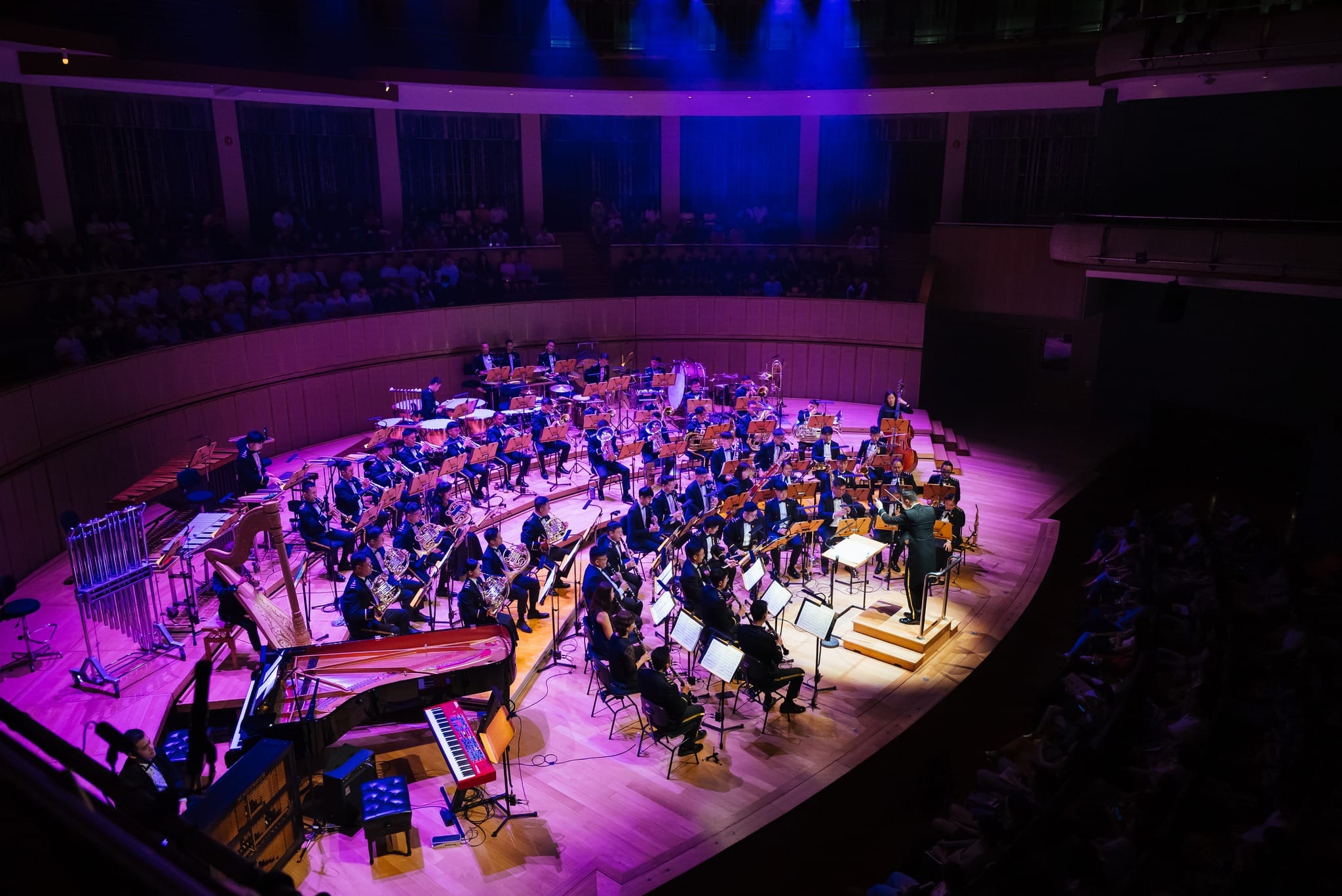 SAF Central Band treated the audience to a spectacular display of sight and sound.