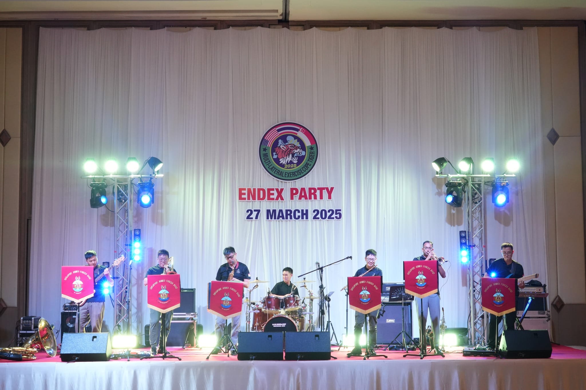 Performance at the Exercise Cope Tiger End-of-Exercise Reception.