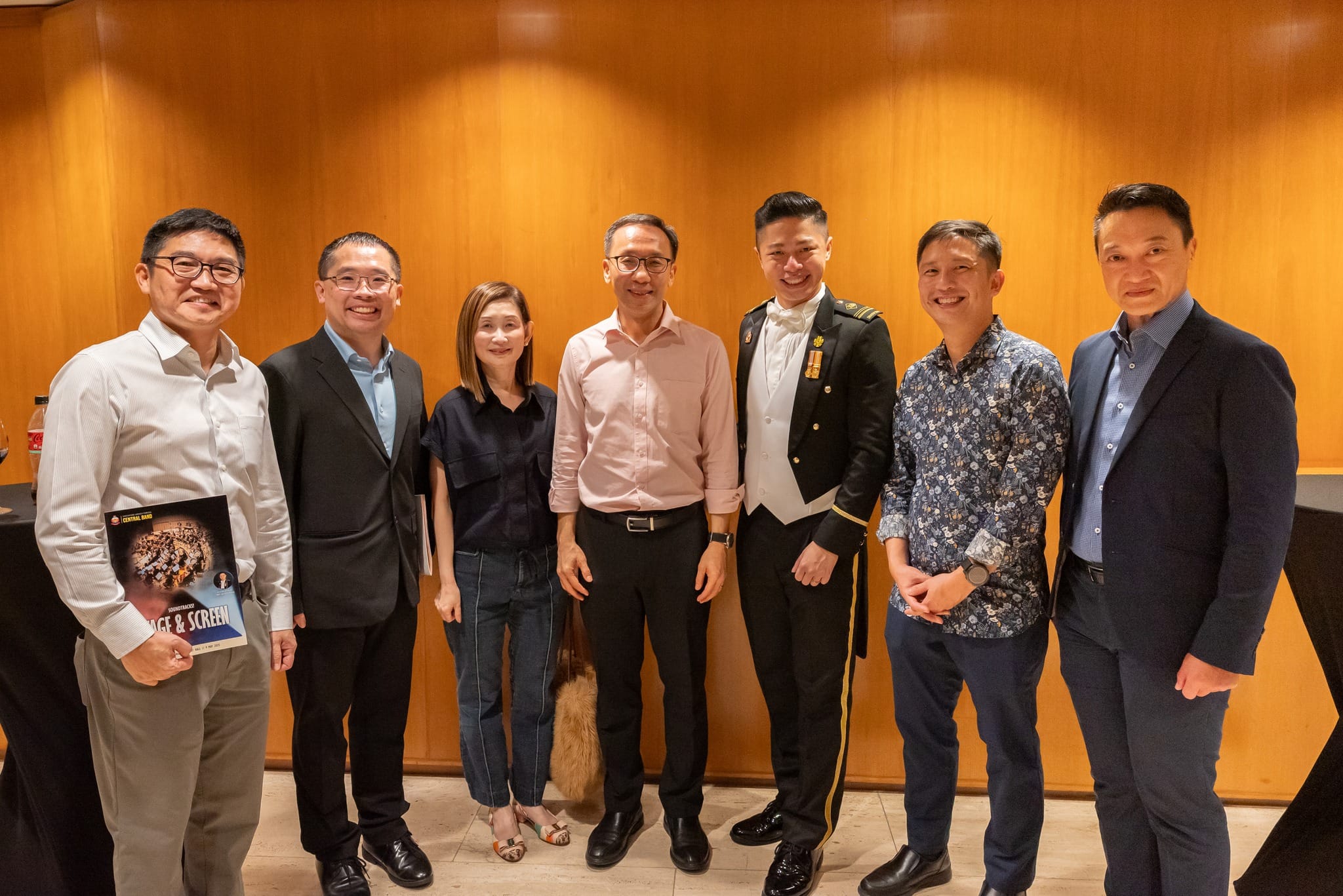 Honaray guests in a photo.