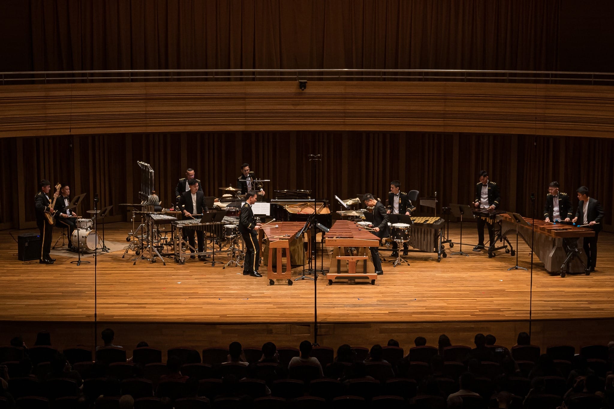 3Beat Percussion and Morse Percussion returning for an encore of Olin Johannessen’s arrangement of “Big Country."