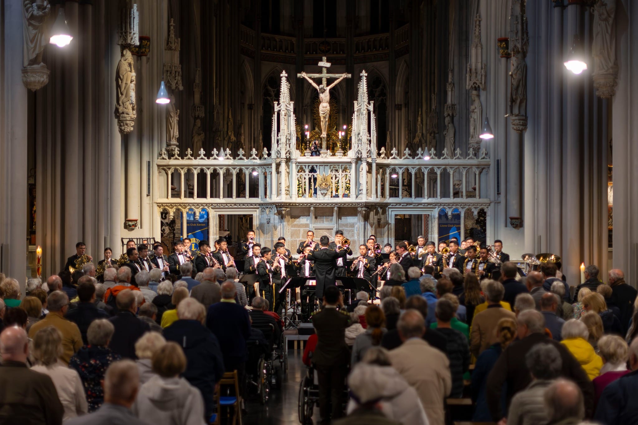 The band’s concert in Xanten was held on the evening of 24 September, in St. Victor’s Cathedral.