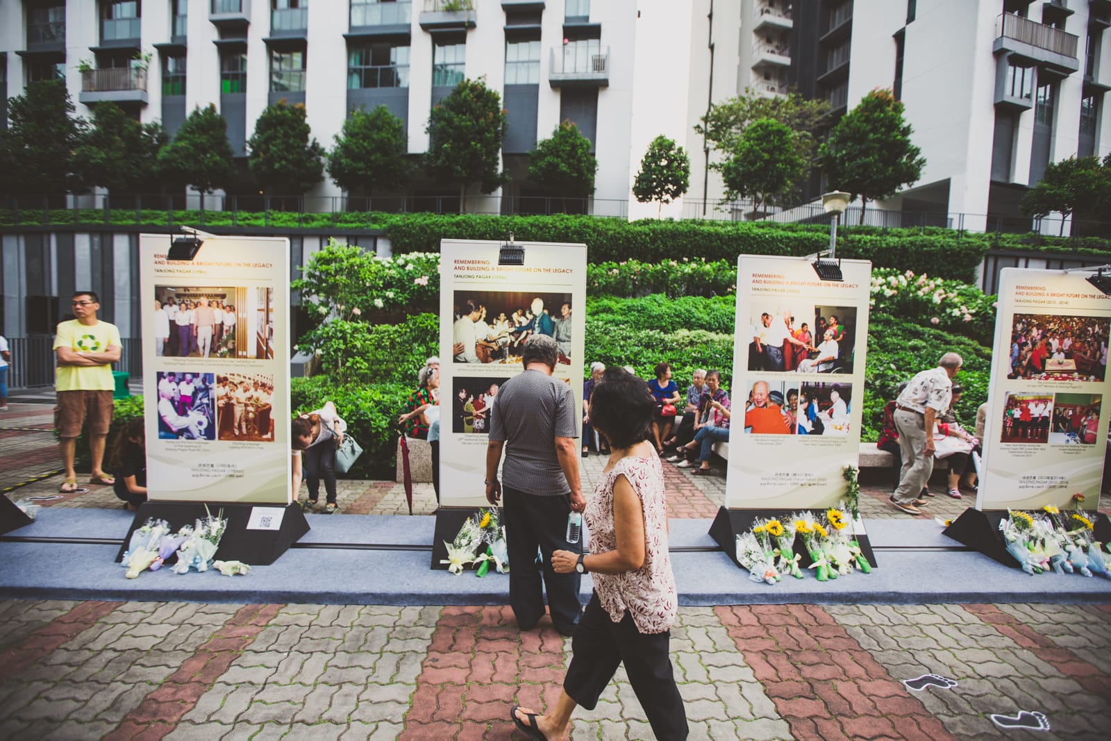 Photos from memorial