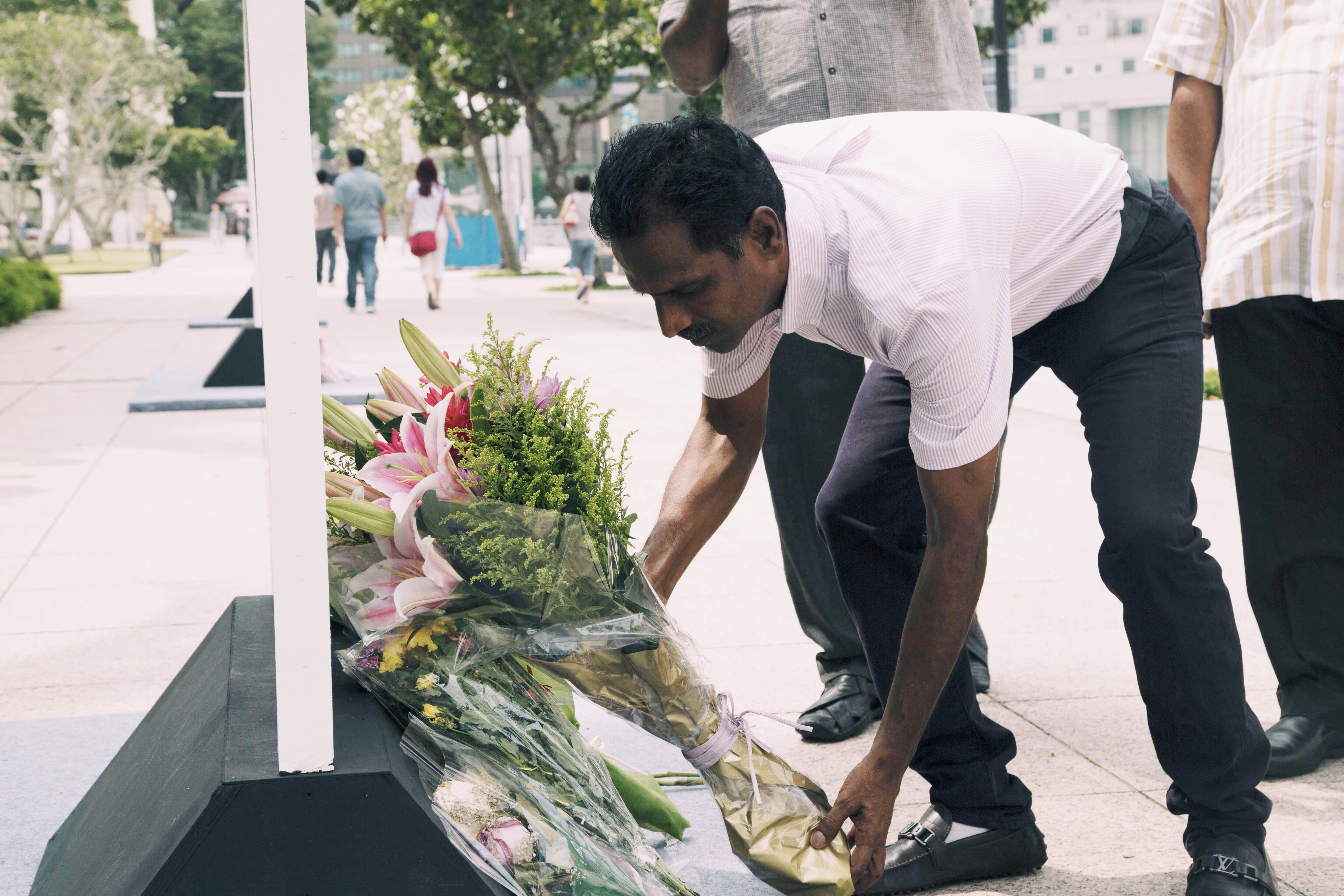 Photos from memorial