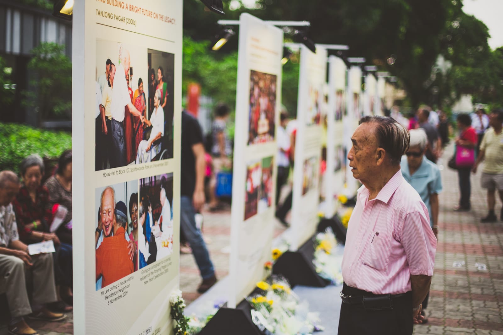 Photos from memorial