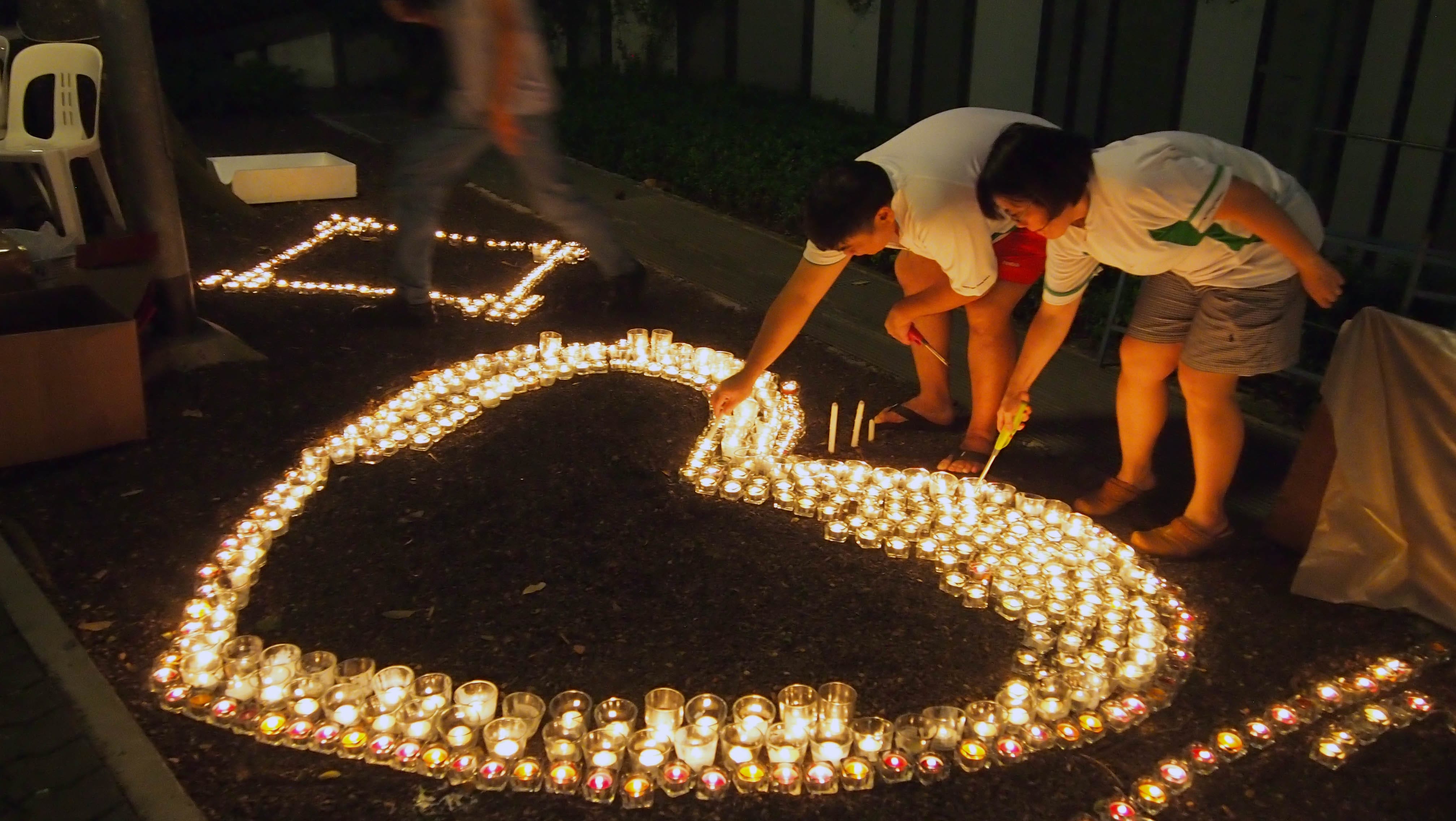 Photos from memorial