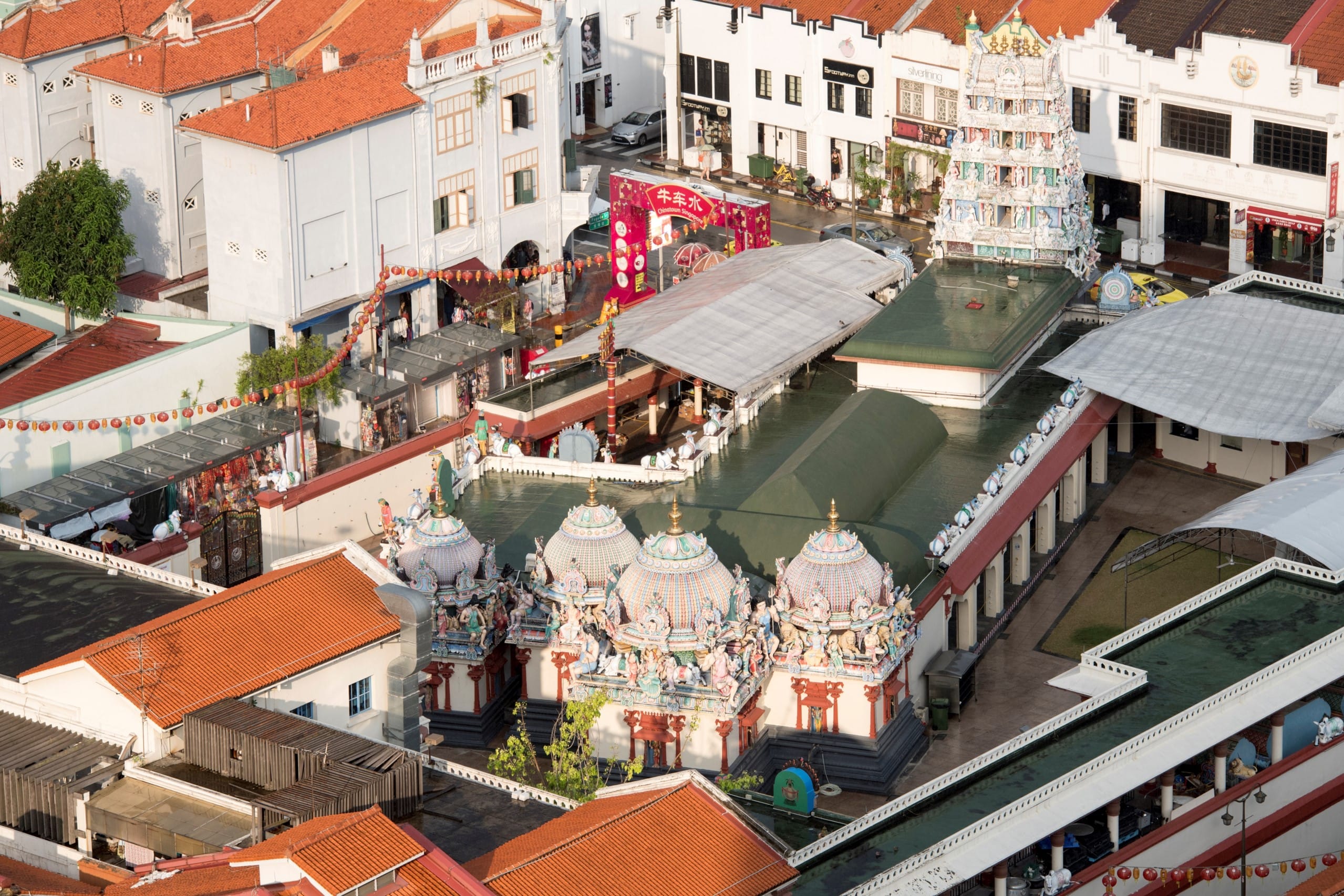 Photo of Sri Mariamman Temple from above