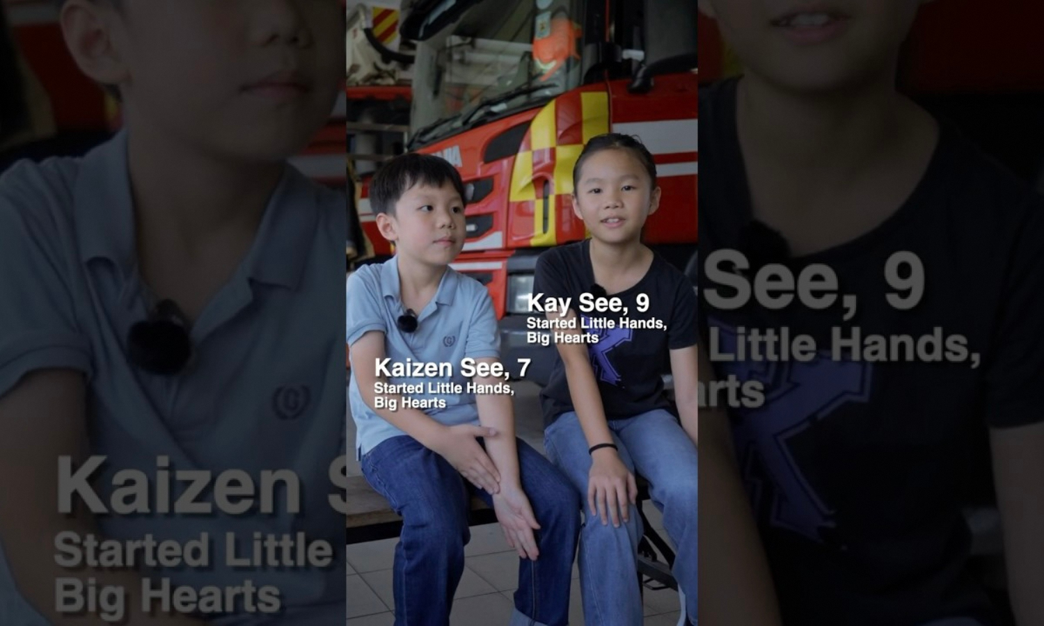 This video showcases inspiring action from young siblings Kay and Kaizen lead Little Hands Big Hearts,