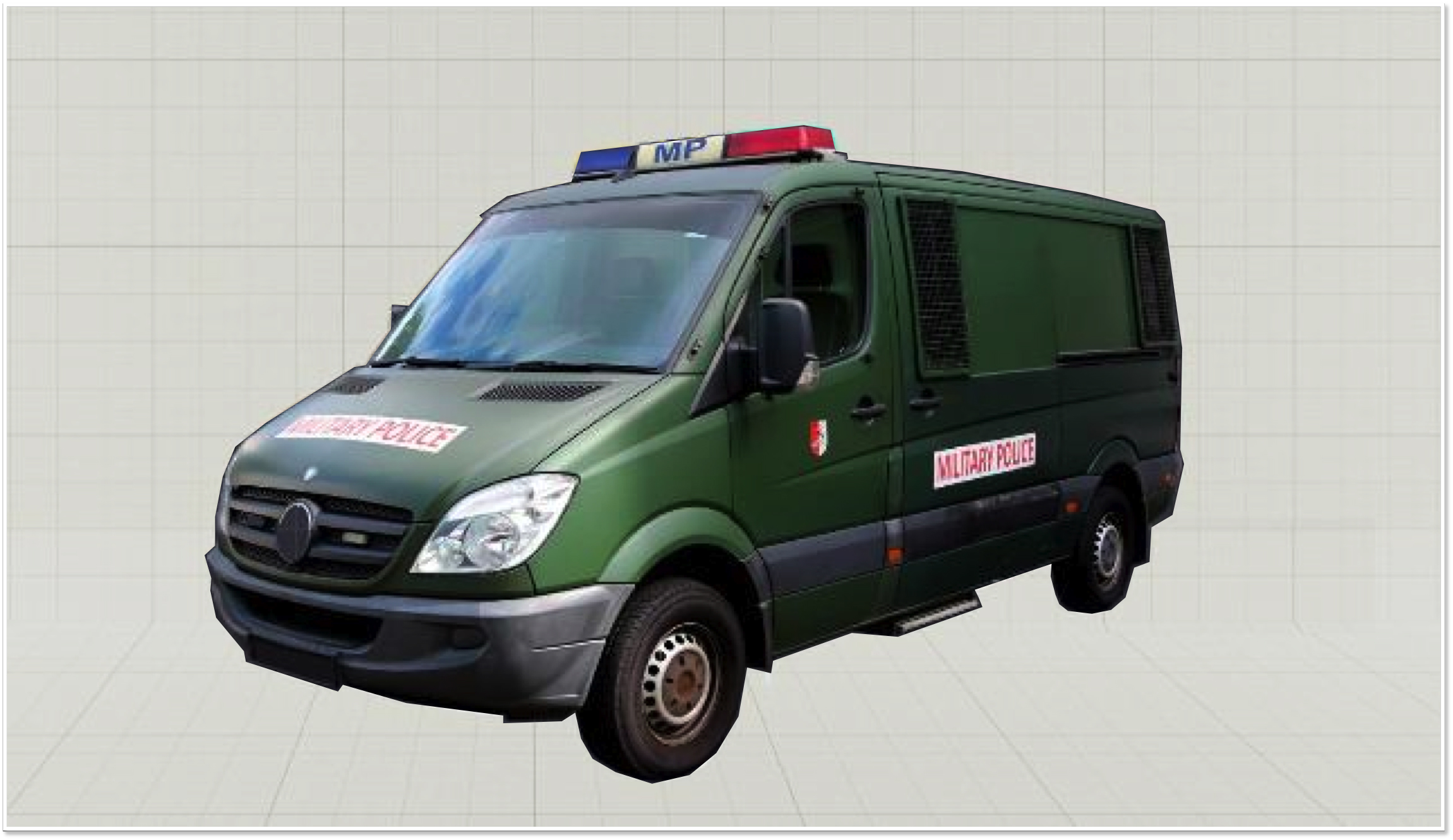 Military Utility Vehicle Escort Van