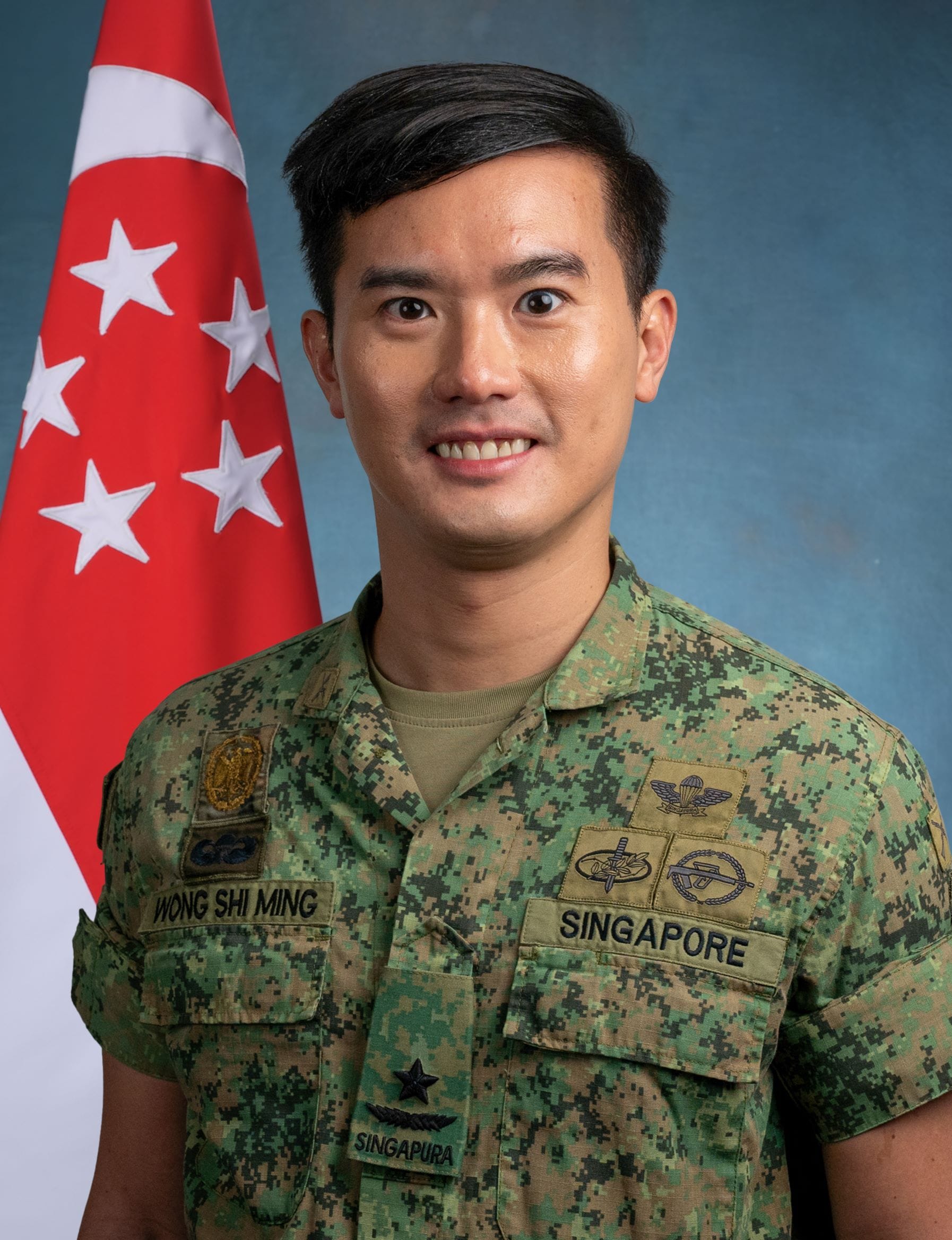 Portrait of BG Wong Shi Ming, Chief of Staff - General Staff.