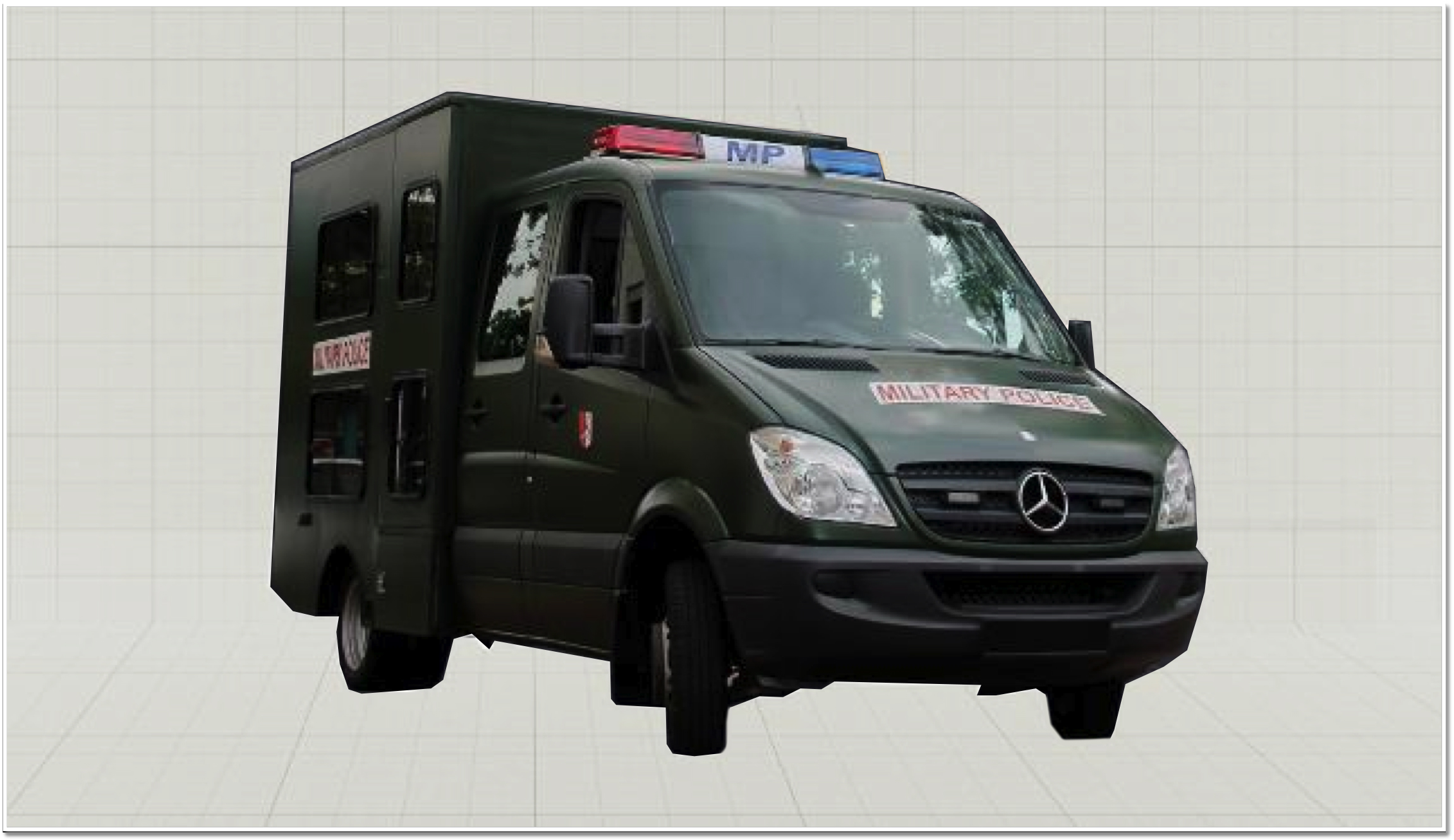 Military Utility Vehicle Dog Van
