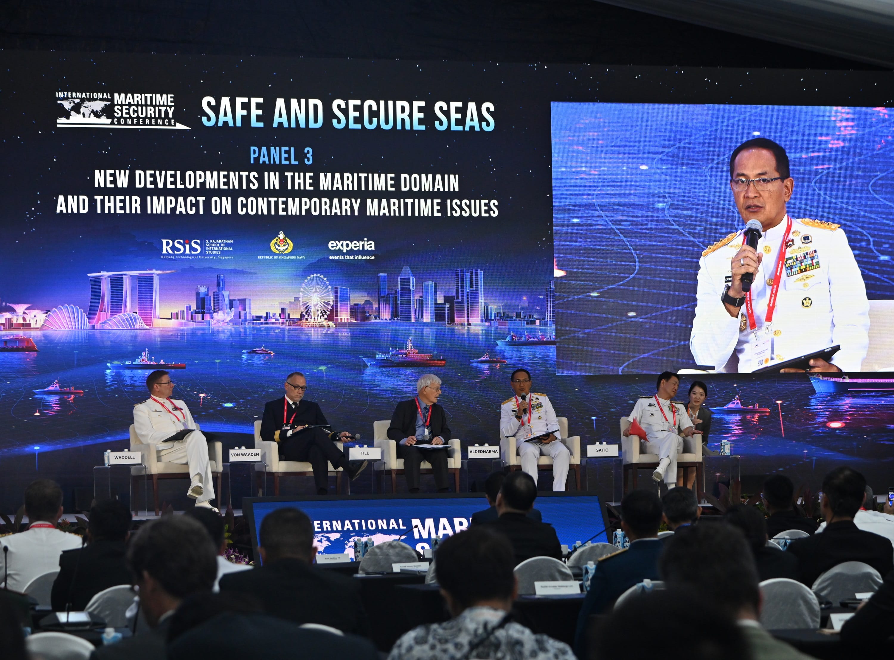 Panel discussion on "New Developments in the Maritime Domain" at IMSC 2025.