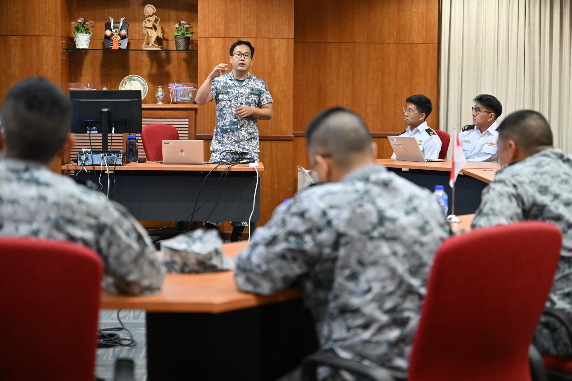 The RSN and RTN personnel took part in Subject Matter Expert Exchanges during the exercise.