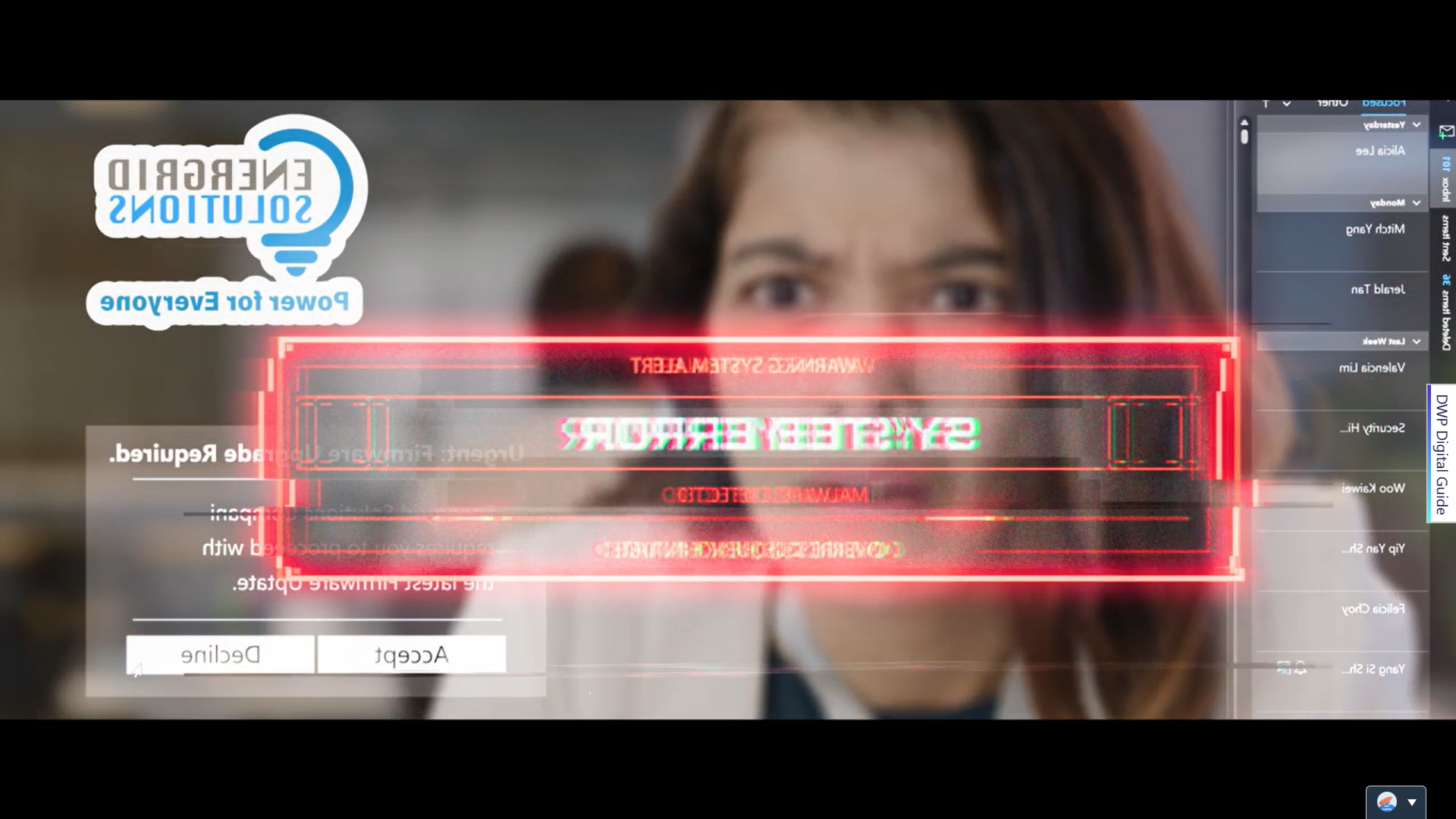 Screenshot of Exercise SG Ready Scenario Video