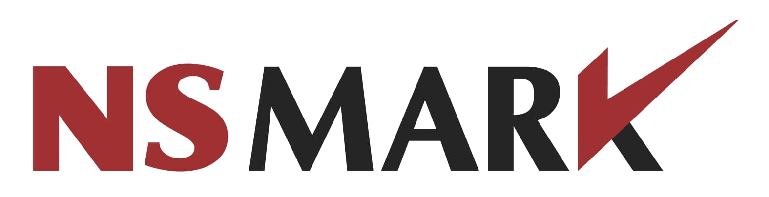 NS Mark logo with red and black text and a bold red checkmark forming the letter “K”.