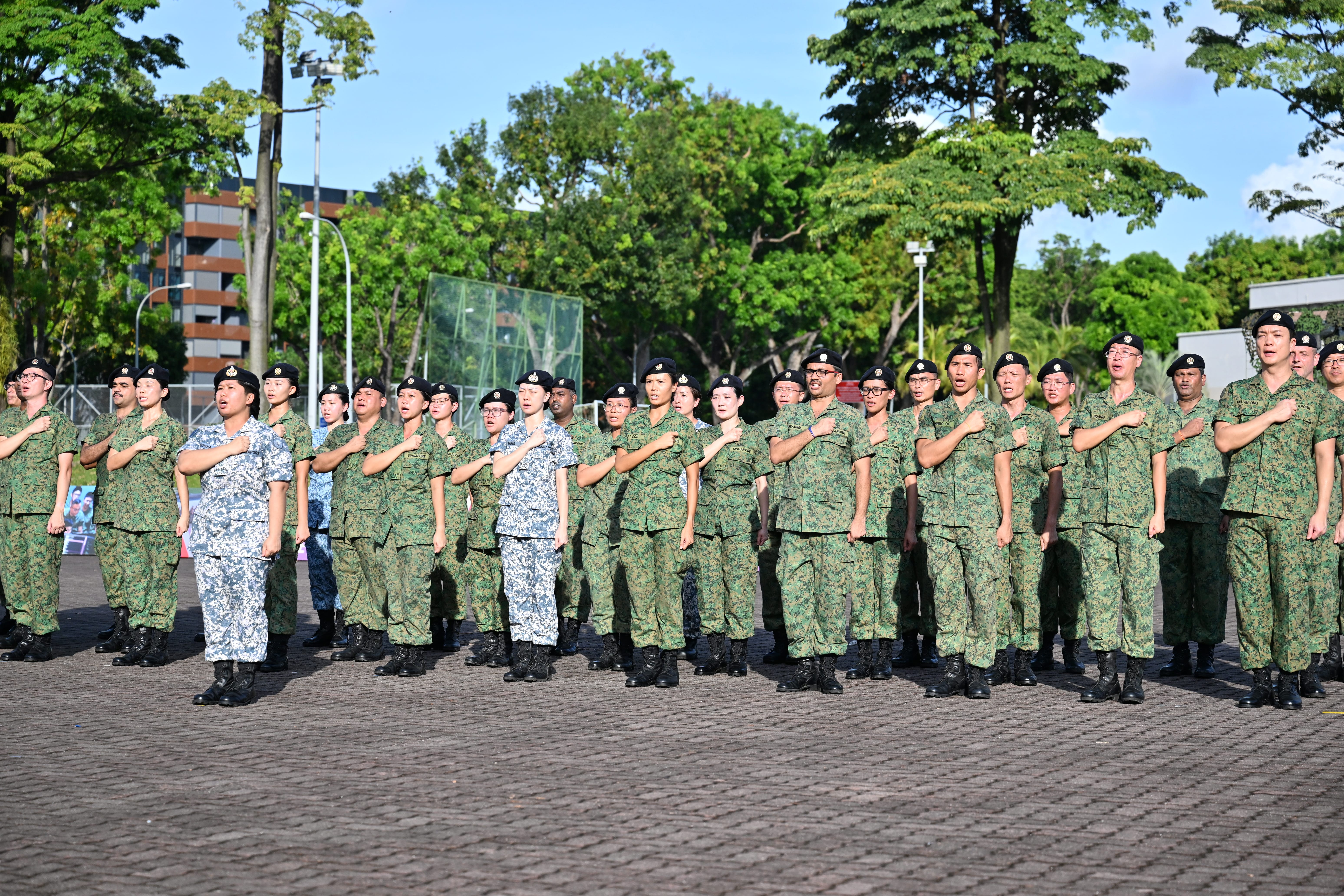 SAFVC Volunteers reciting the SAFVC Creed.