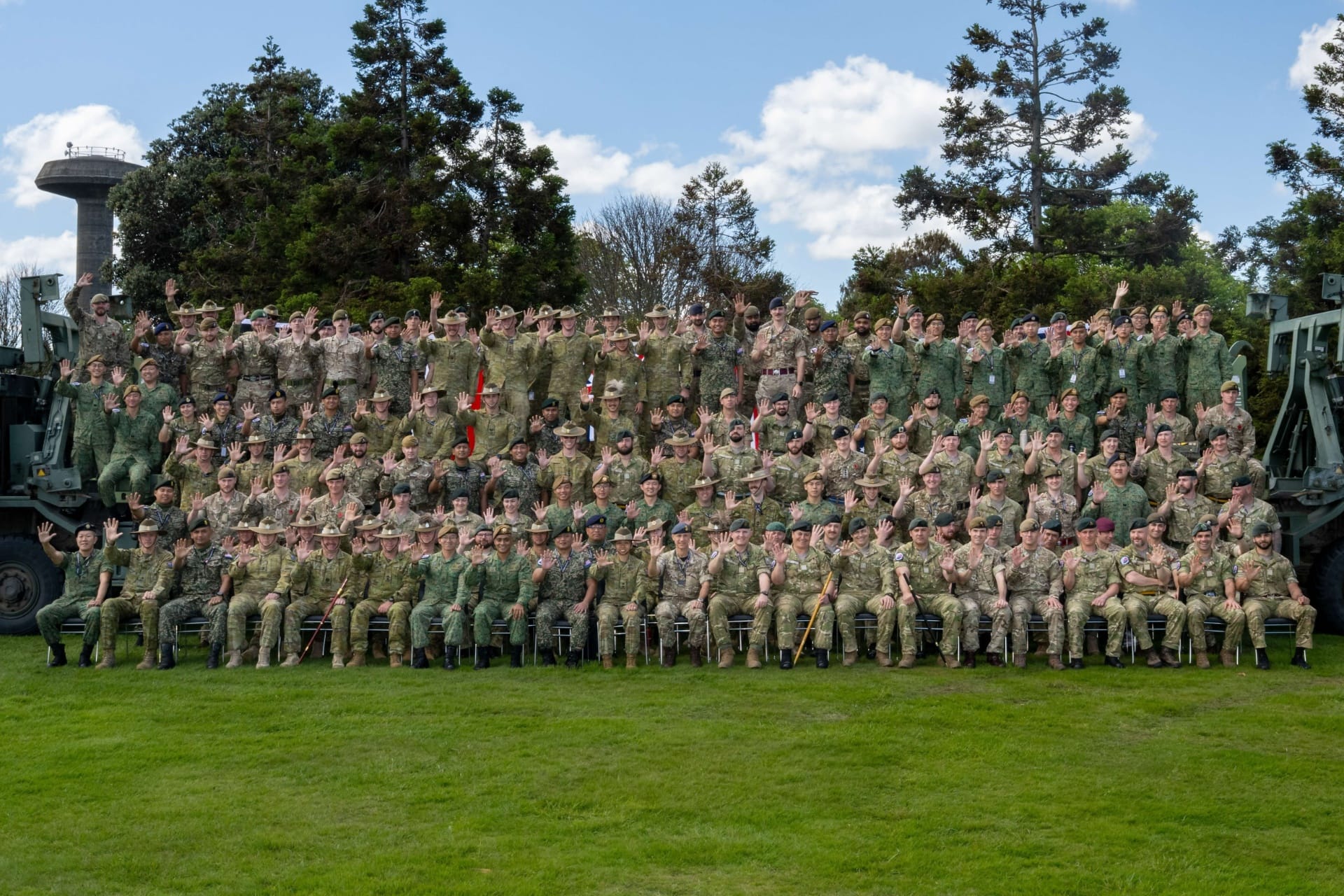 Participants from the Five Power Defence Arrangements (FPDA) armies at Exercise Suman Warrior 2025. (Photo courtesy of: