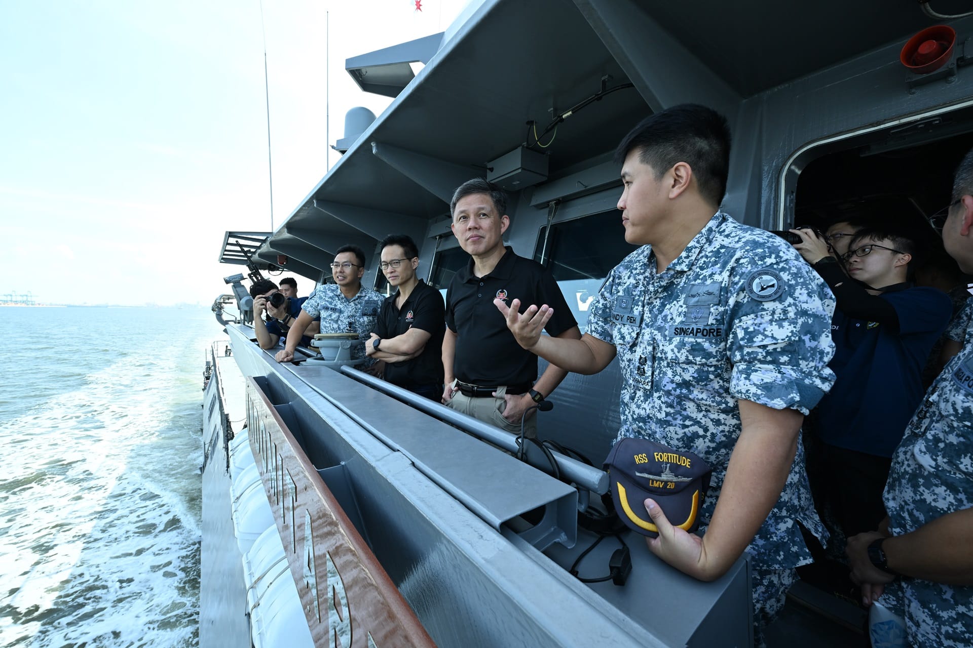 Minister for Defence Visits Maritime Security Task Force