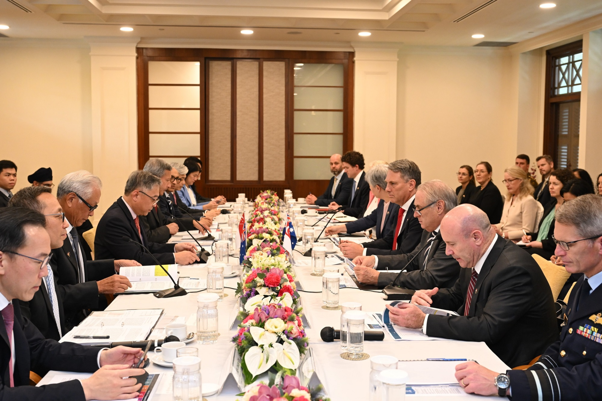 The 14th SAJMC plenary held at the Ministry of Foreign Affairs this afternoon.
