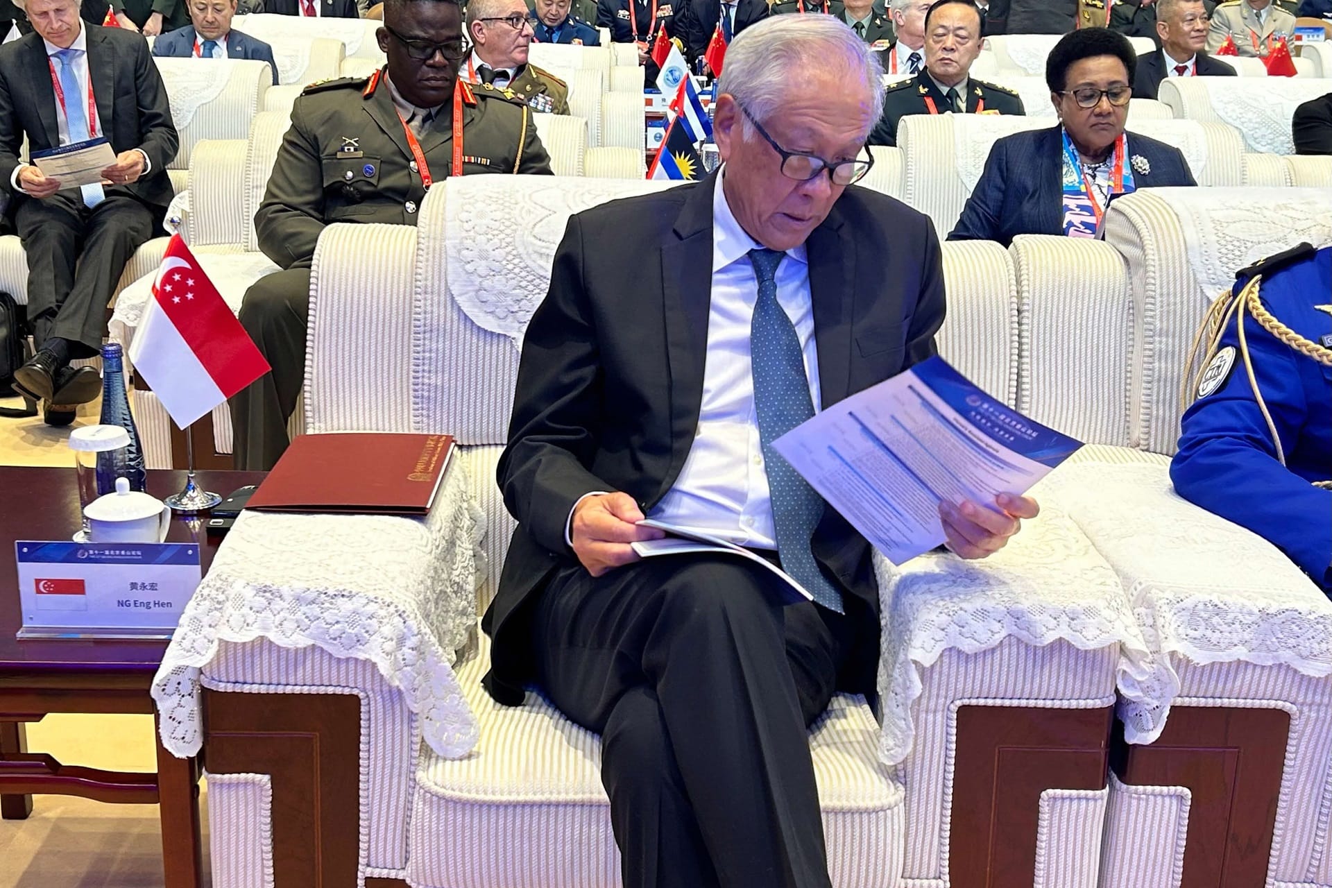 Dr Ng at the opening ceremony of the forum.