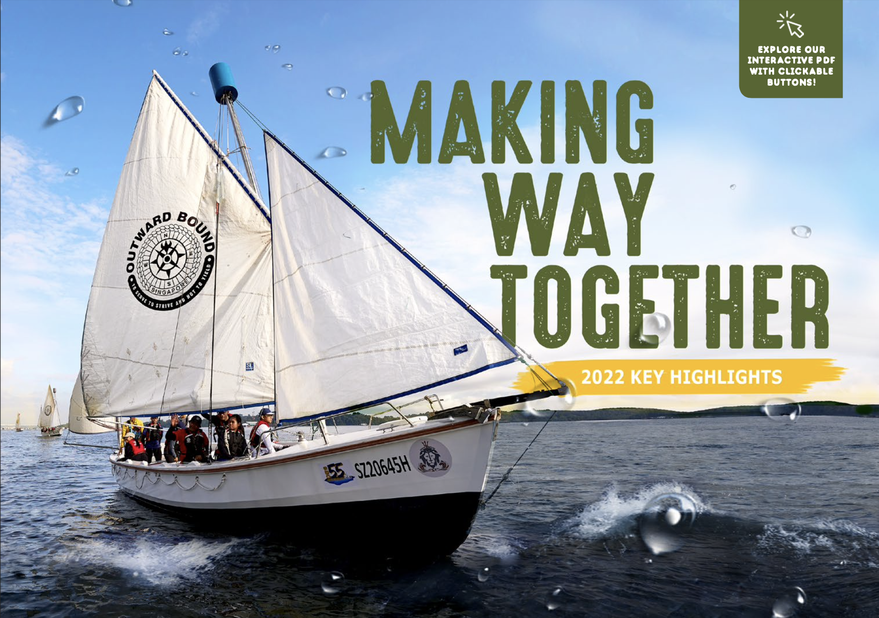 A group of people sailing on a boat.