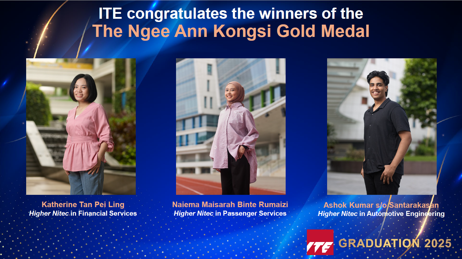 The Ngee Ann Kongsi Gold Medal 2025 Recipients