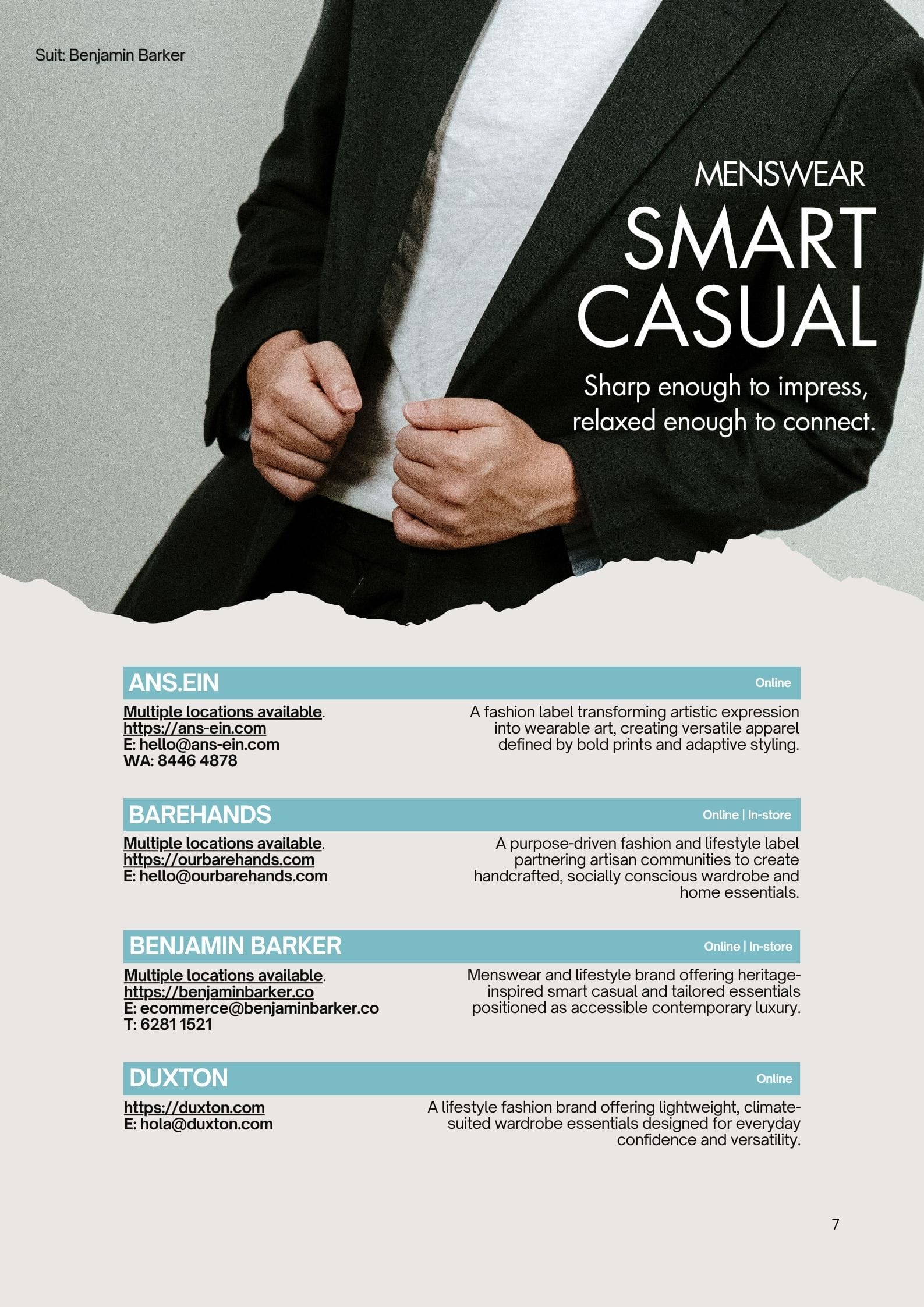 National Fashion Project Magazine Page 7