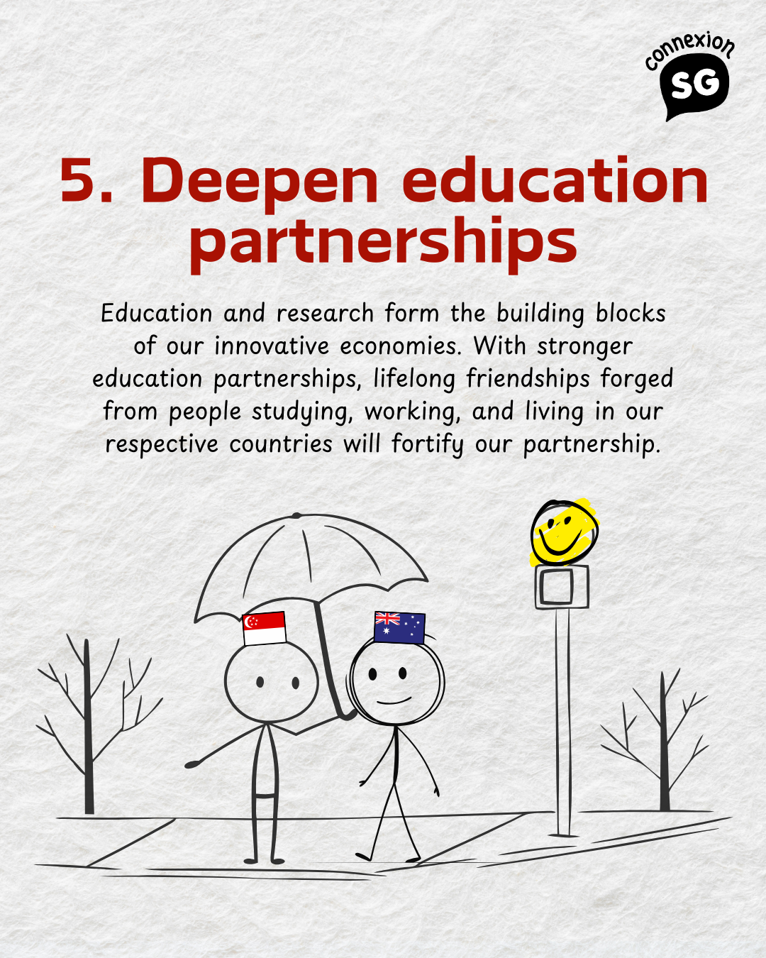 CSP 2.0 pillar 5: Deepen education partnerships for future innovation.