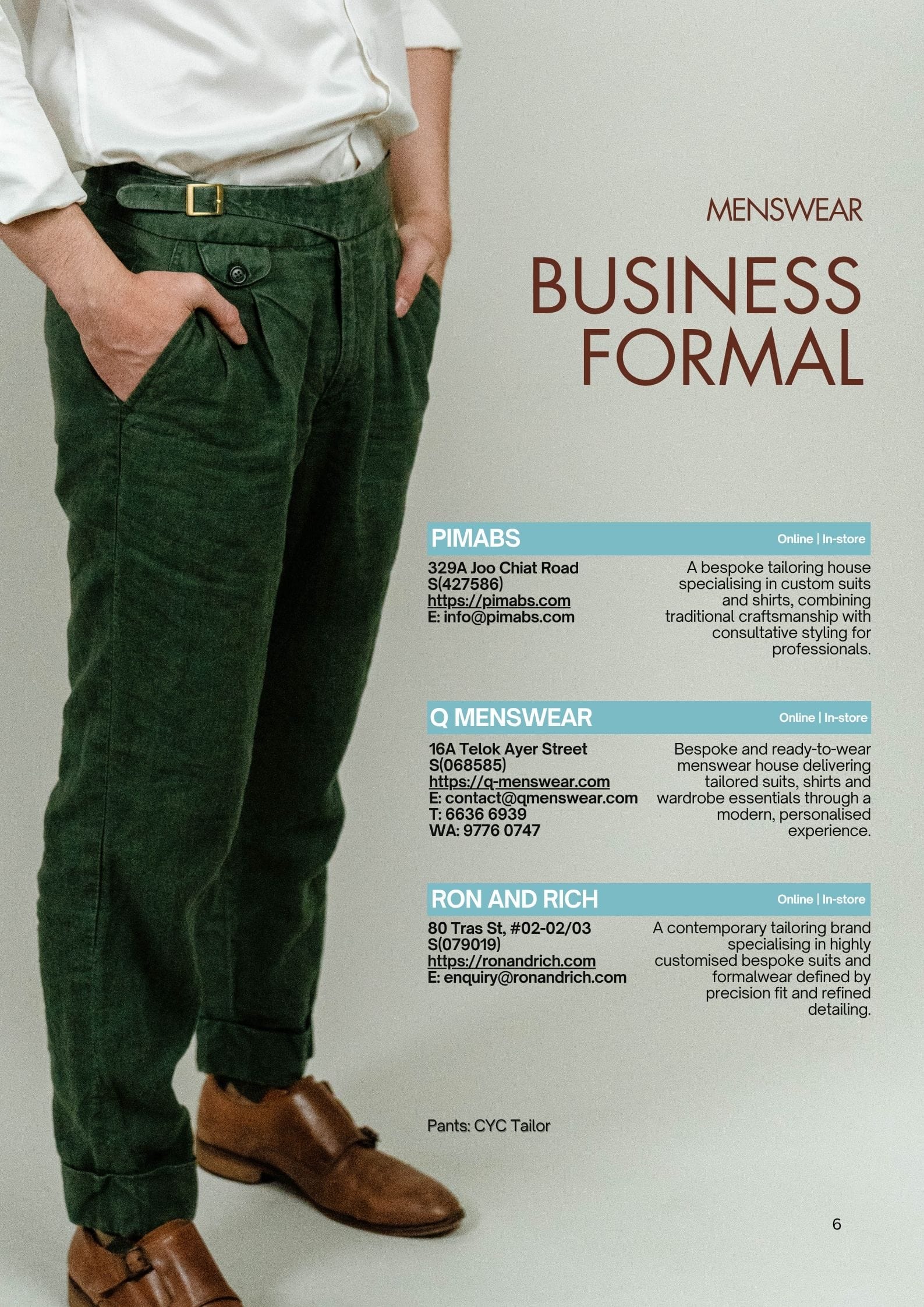 National Fashion Project Magazine Page 6