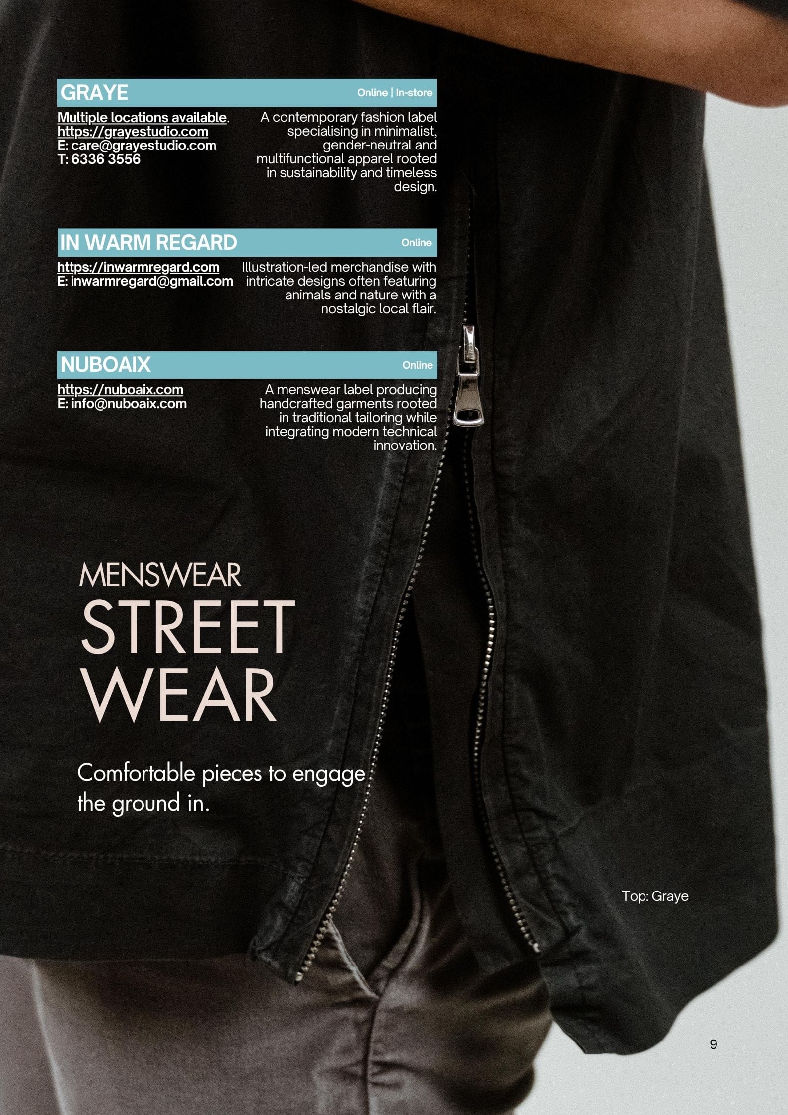 National Fashion Project Magazine Page 9