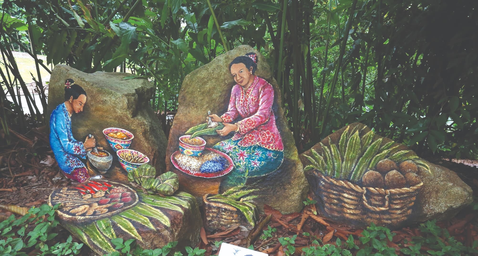 Ethnobotany Stone Murals 