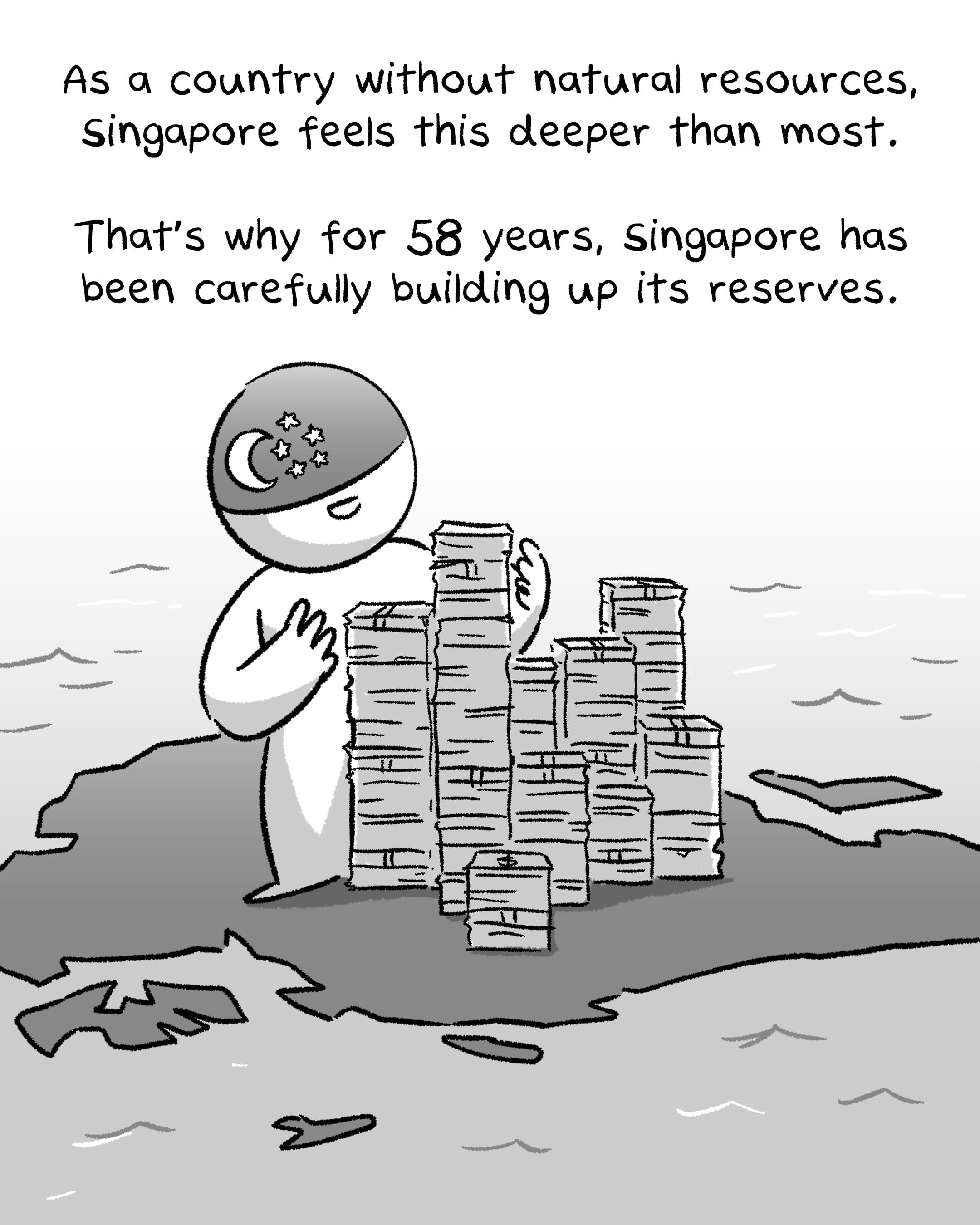 The Woke Salarymen comic panels on Lessons About Wealth That We've Learnt from Singapore