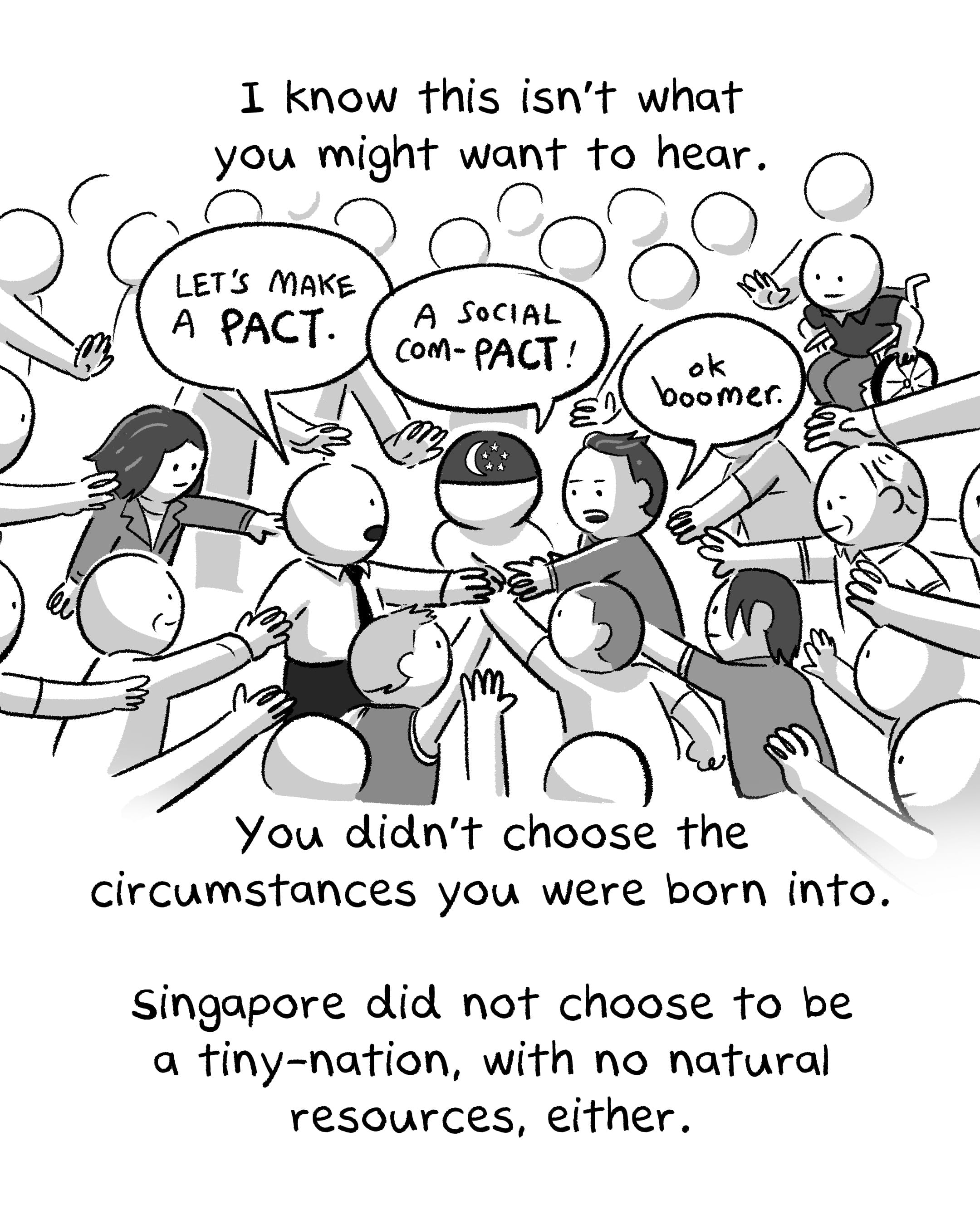 The Woke Salaryman comic strip on Singapore and Millennials Face the Same Problem