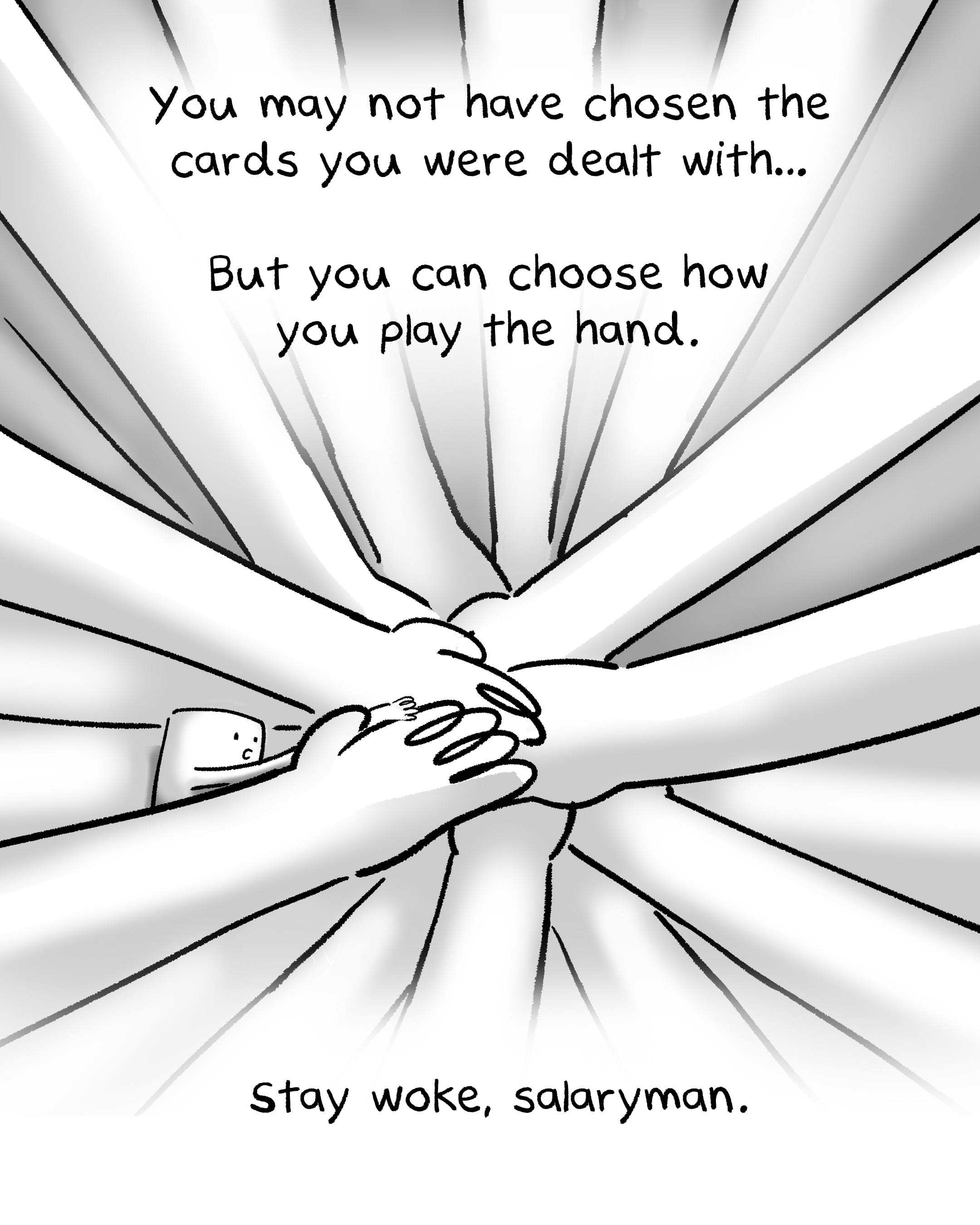 The Woke Salaryman comic strip on Singapore and Millennials Face the Same Problem