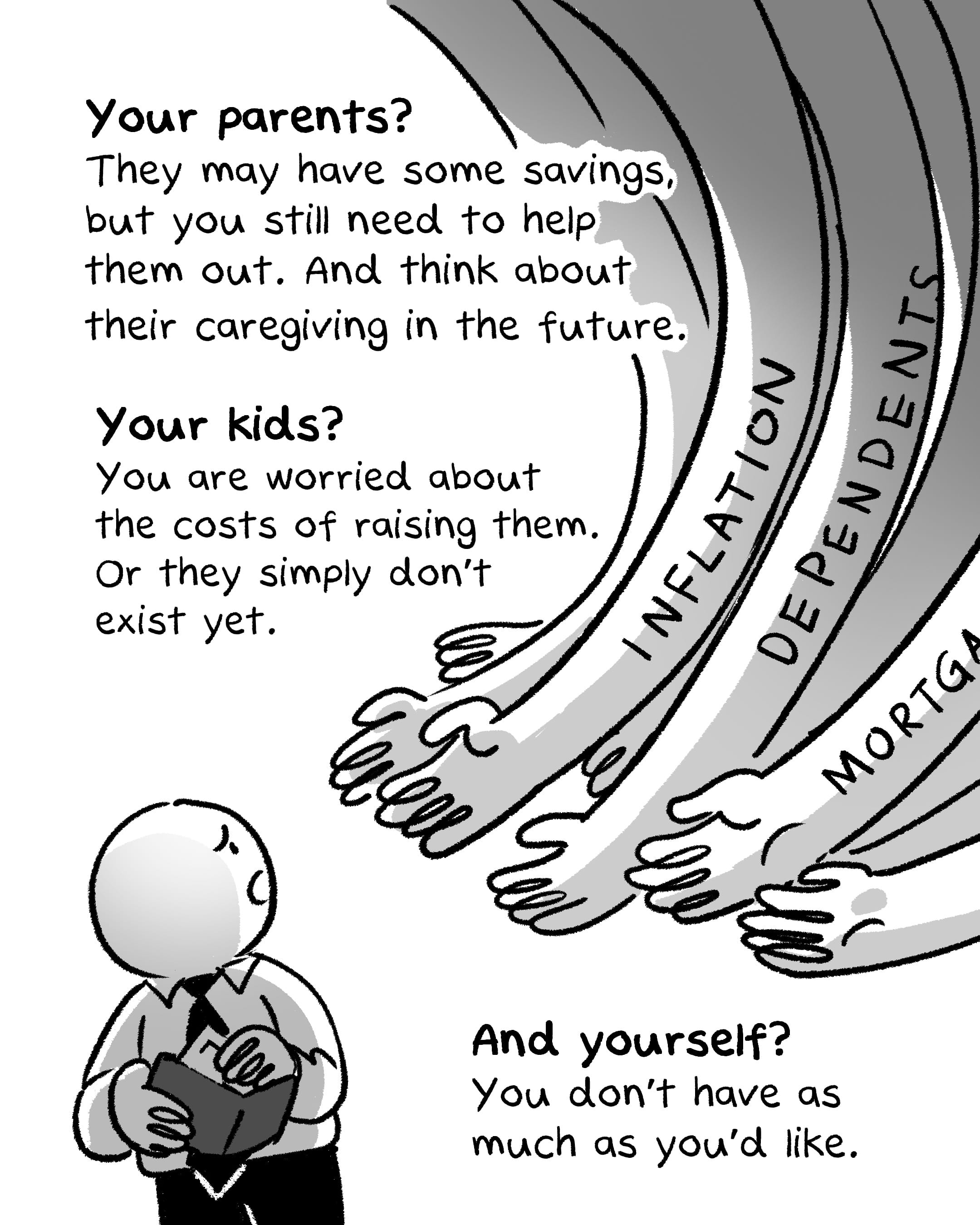 The Woke Salaryman comic strip on Singapore and Millennials Face the Same Problem