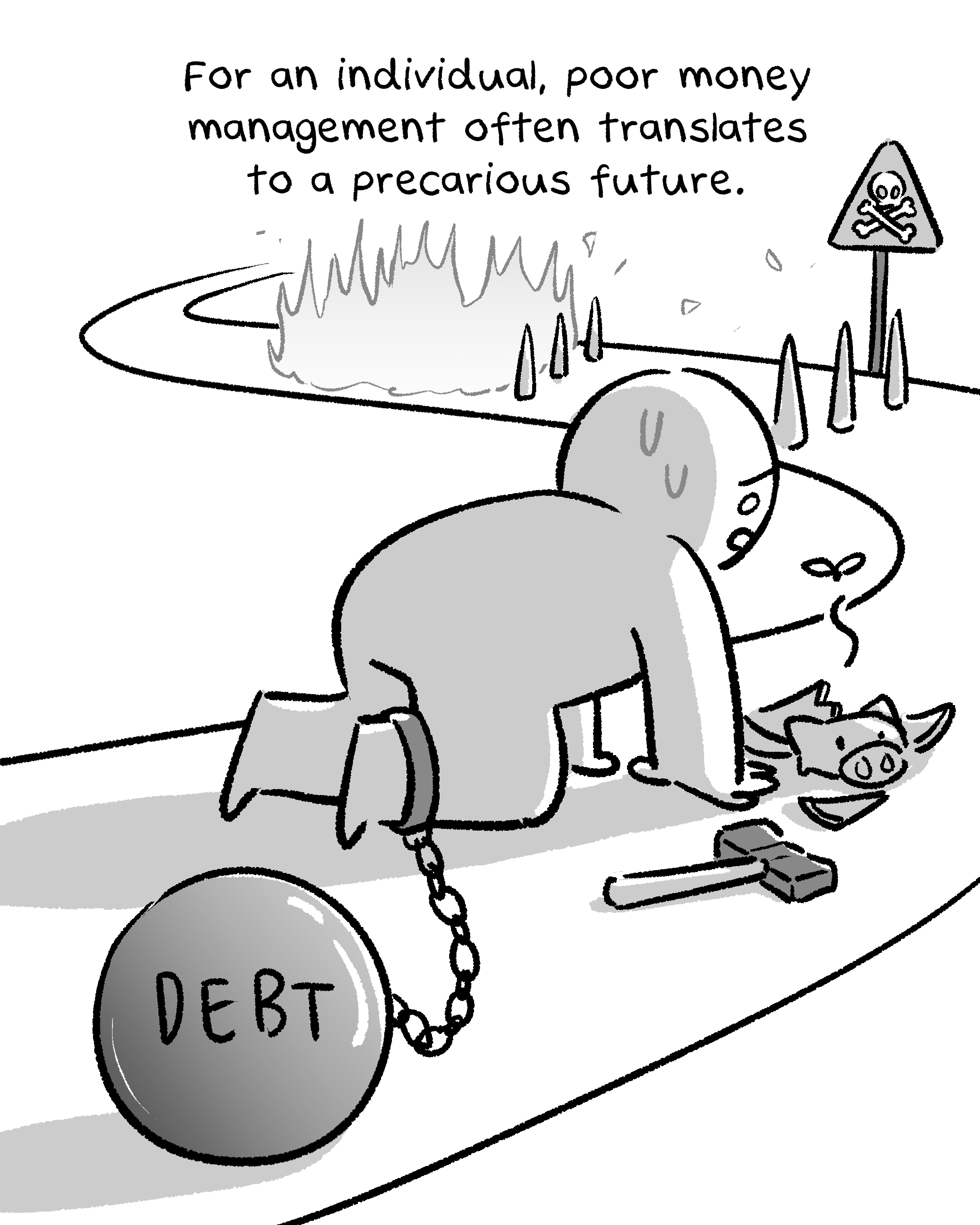 The Woke Salarymen comic panels on Lessons About Wealth That We've Learnt from Singapore