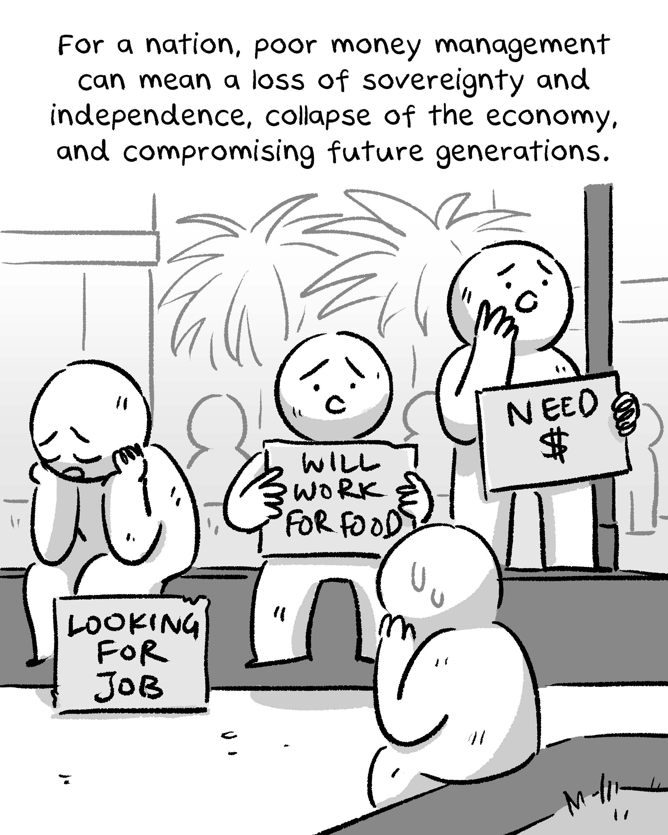 The Woke Salarymen comic panels on Lessons About Wealth That We've Learnt from Singapore