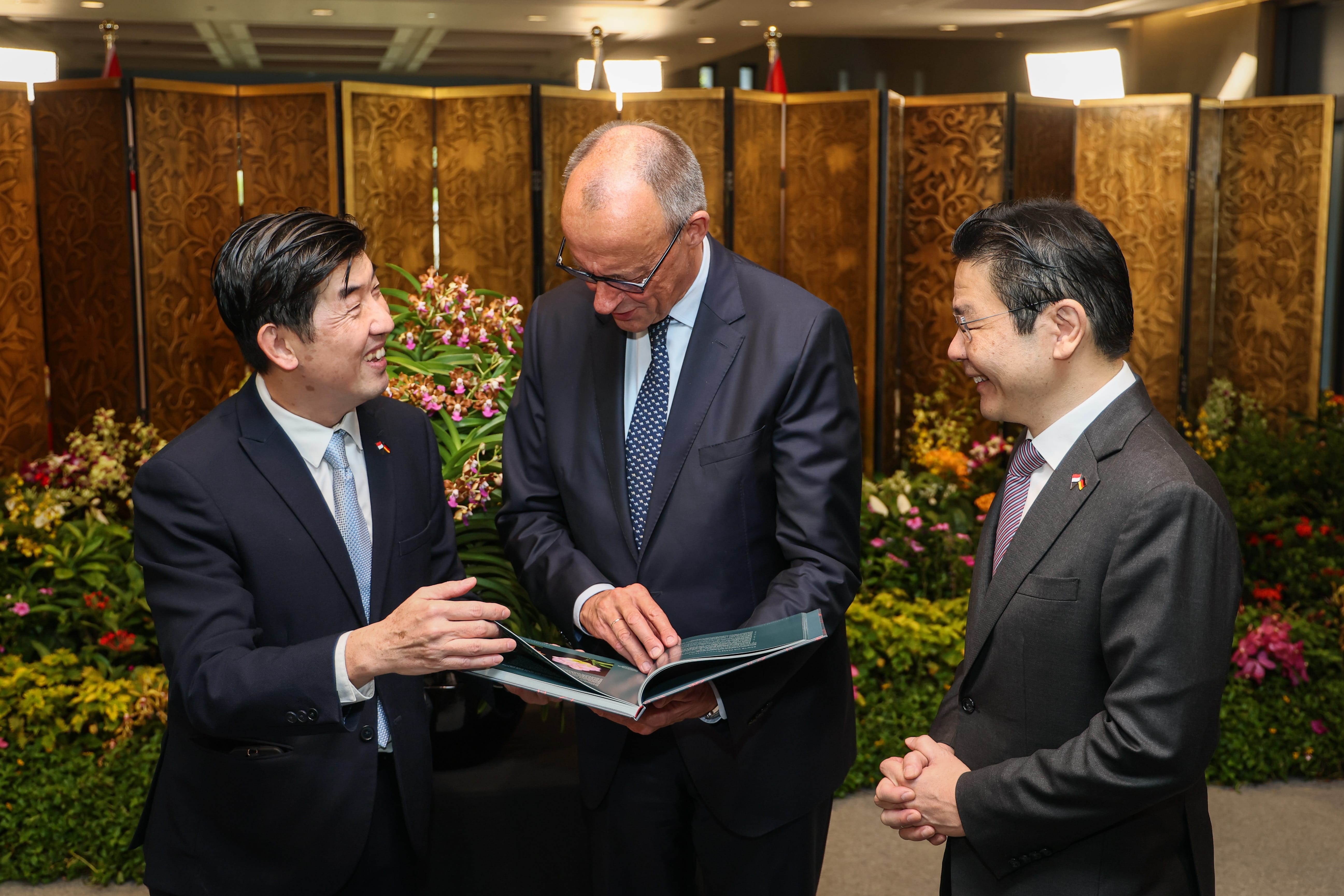 Photo of PM Wong and Chancellor Merz