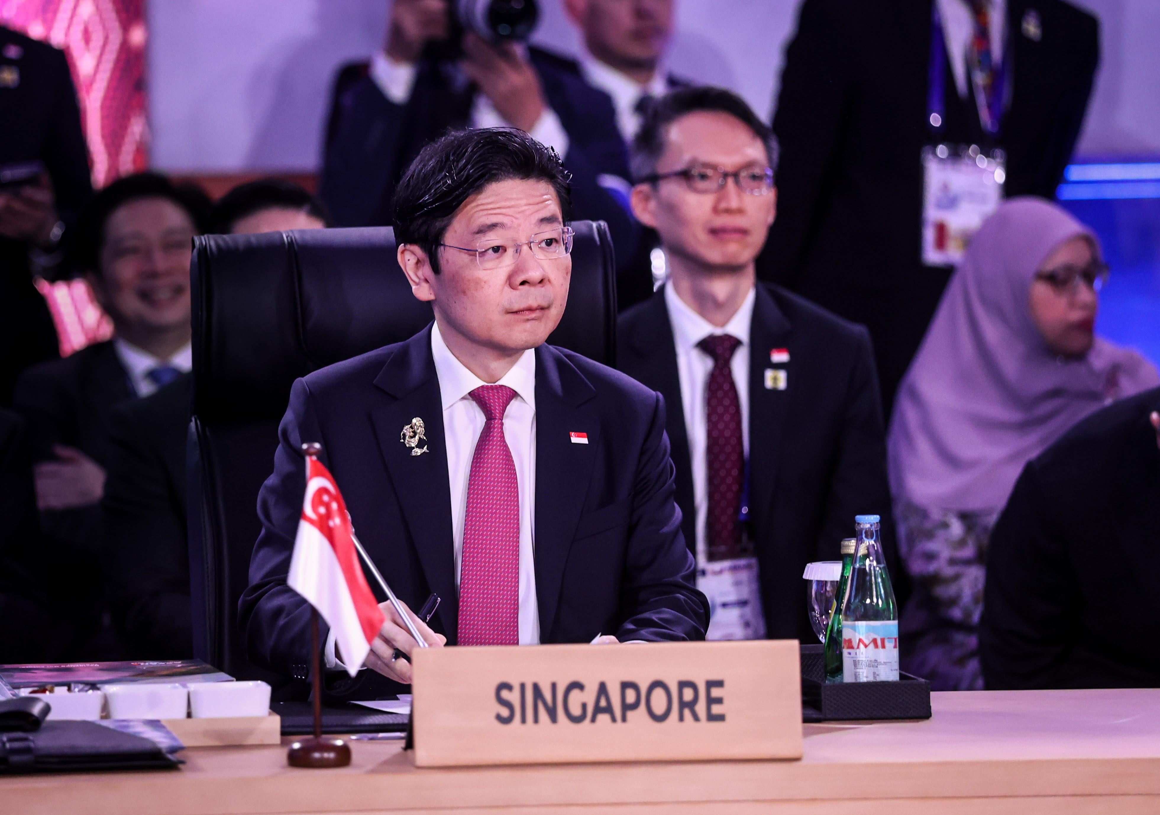 PM Lawrence Wong at the 48th ASEAN Summit in Cebu, the Philippines.