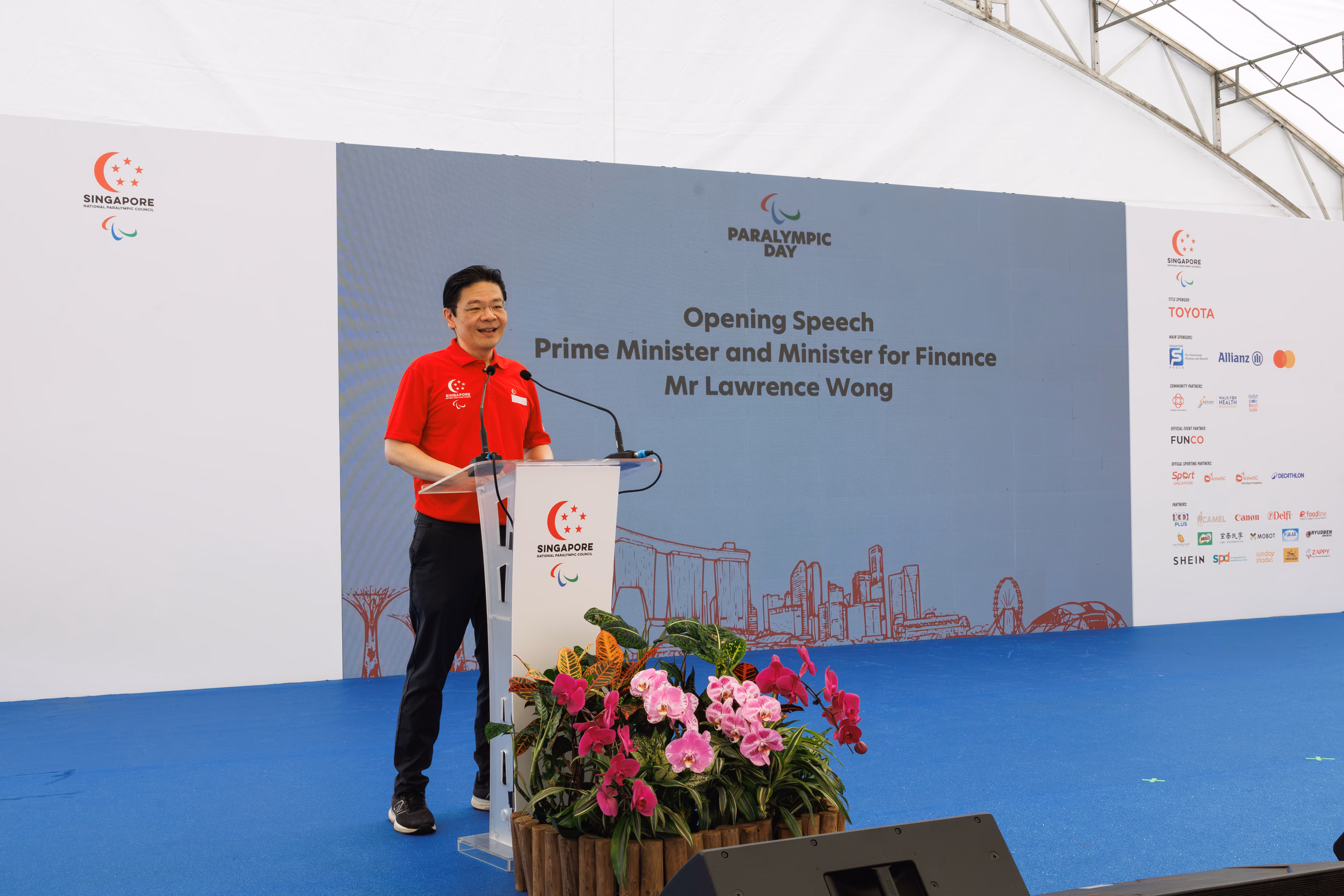 PM Lawrence Wong at the Inaugural Paralympic Day 