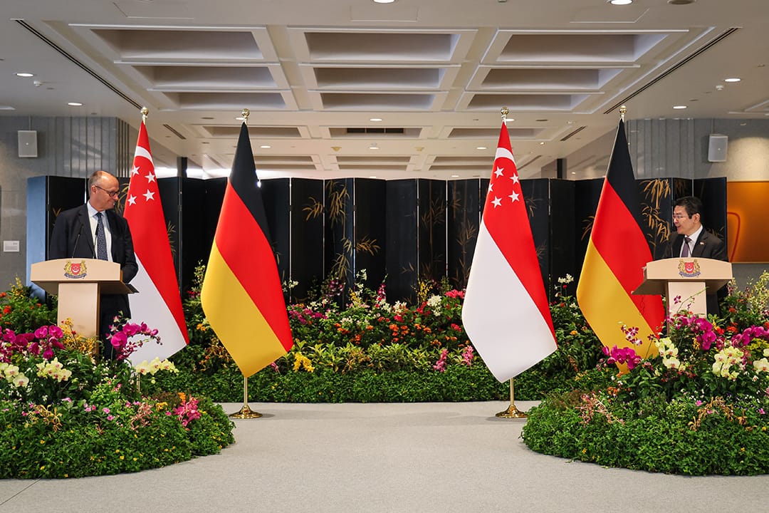 PM Lawrence Wong at the Q&A Segment of the Joint Press Conference with Federal Chancellor of the Federal Republic of Germany Friedrich Merz