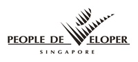 People Developer Singapore logo with stylised checkmark and text in black.